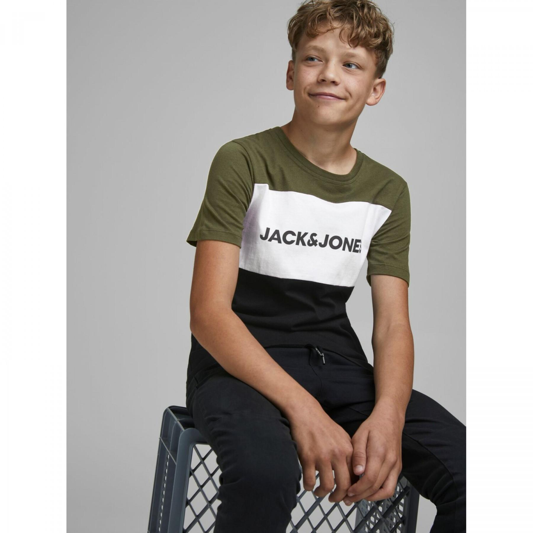 T-shirt enfant Jack & Jones Logo Blocking
