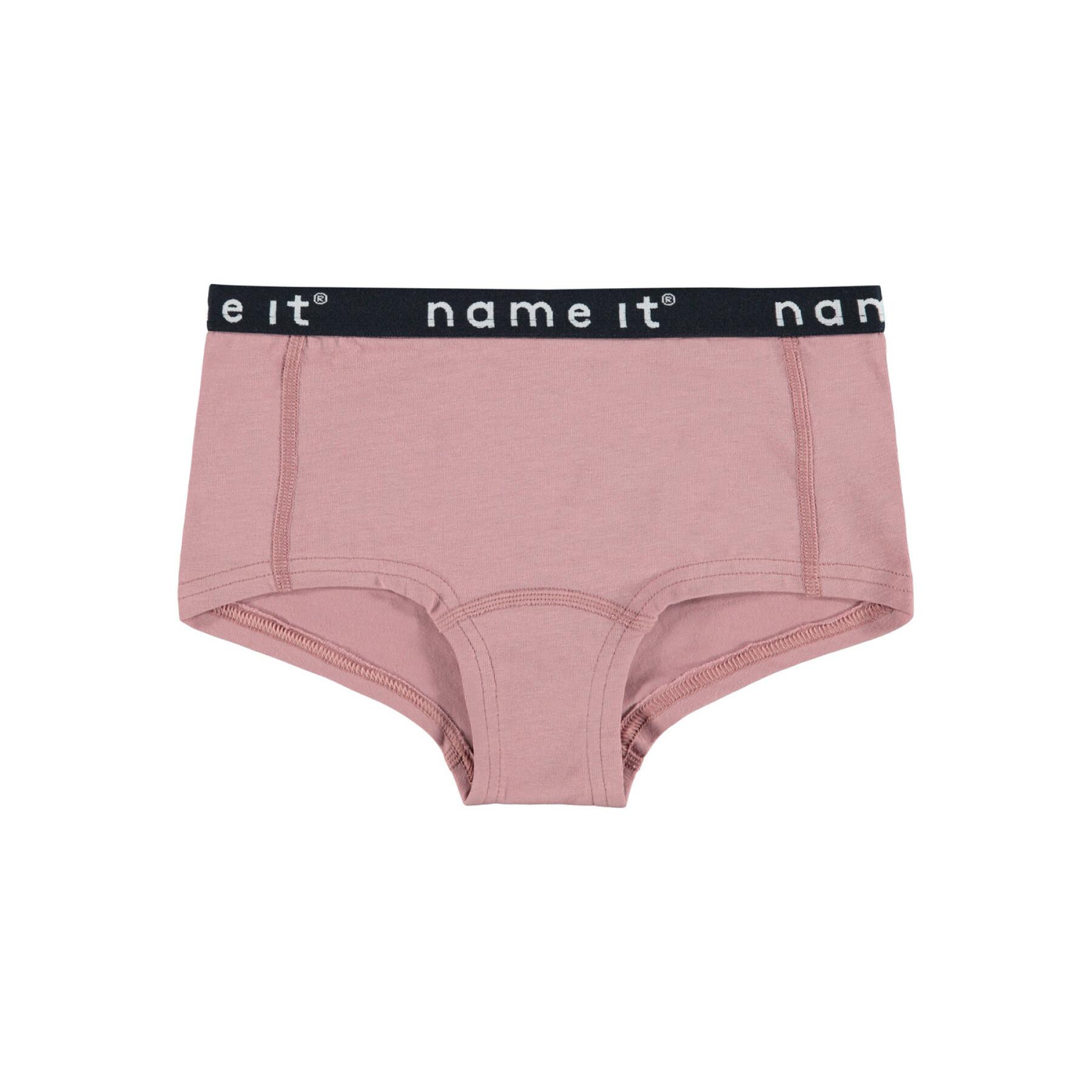 Pack de 4 Culottes fille Name it Hipster