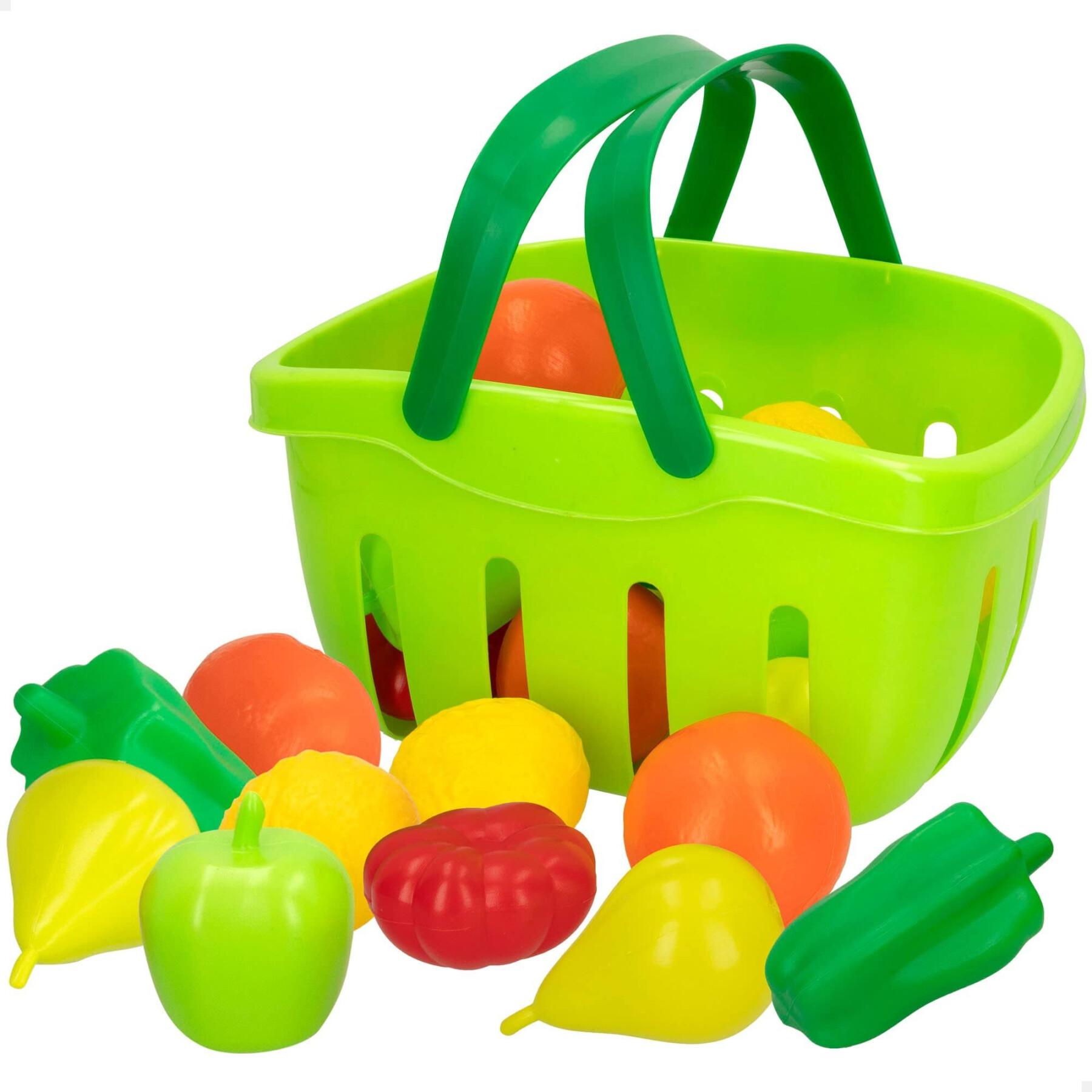 Lot de 22 pièces de panier de fruits et légumes CB Toys