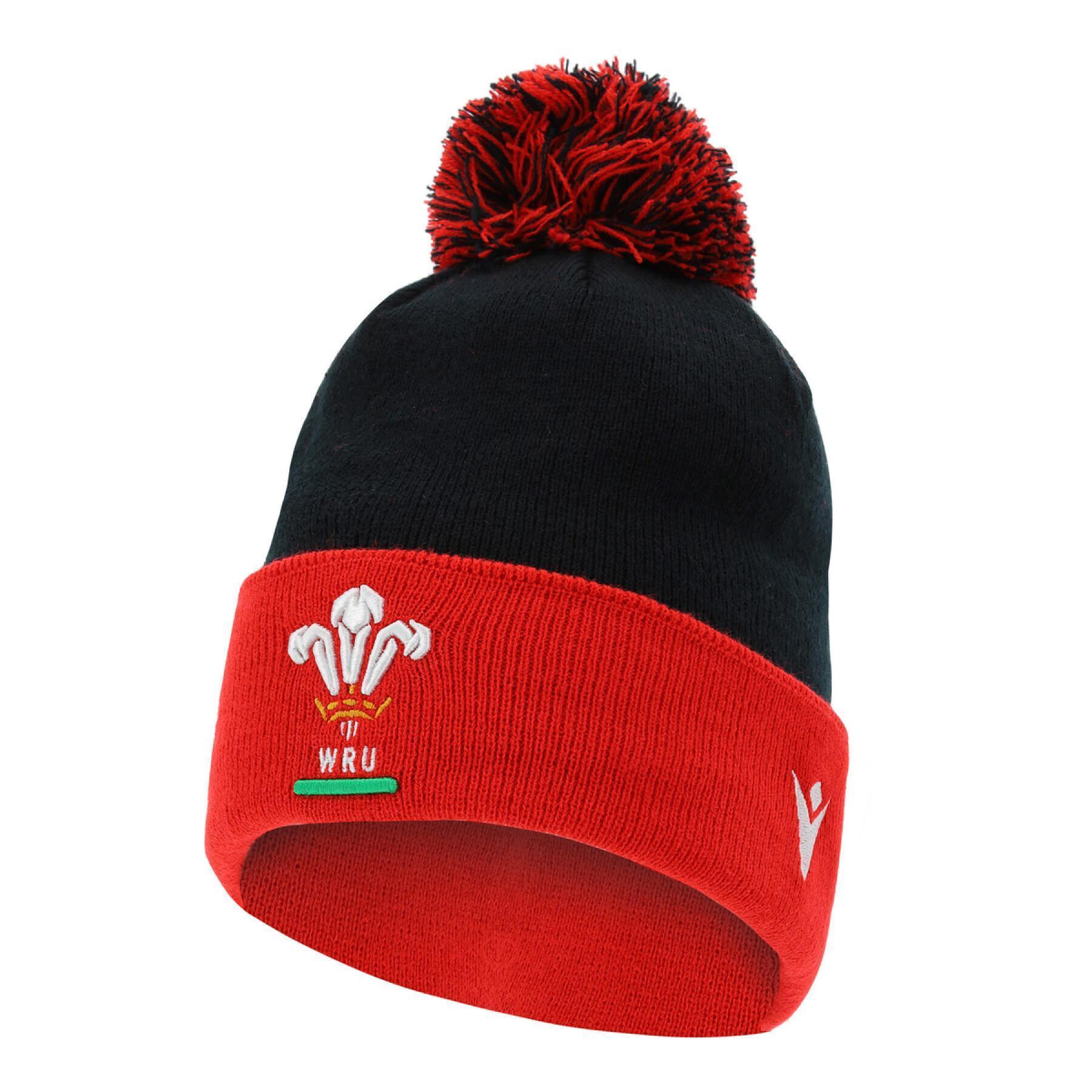 Bonnet enfant pompon Pays de Galles rugby 2020/21