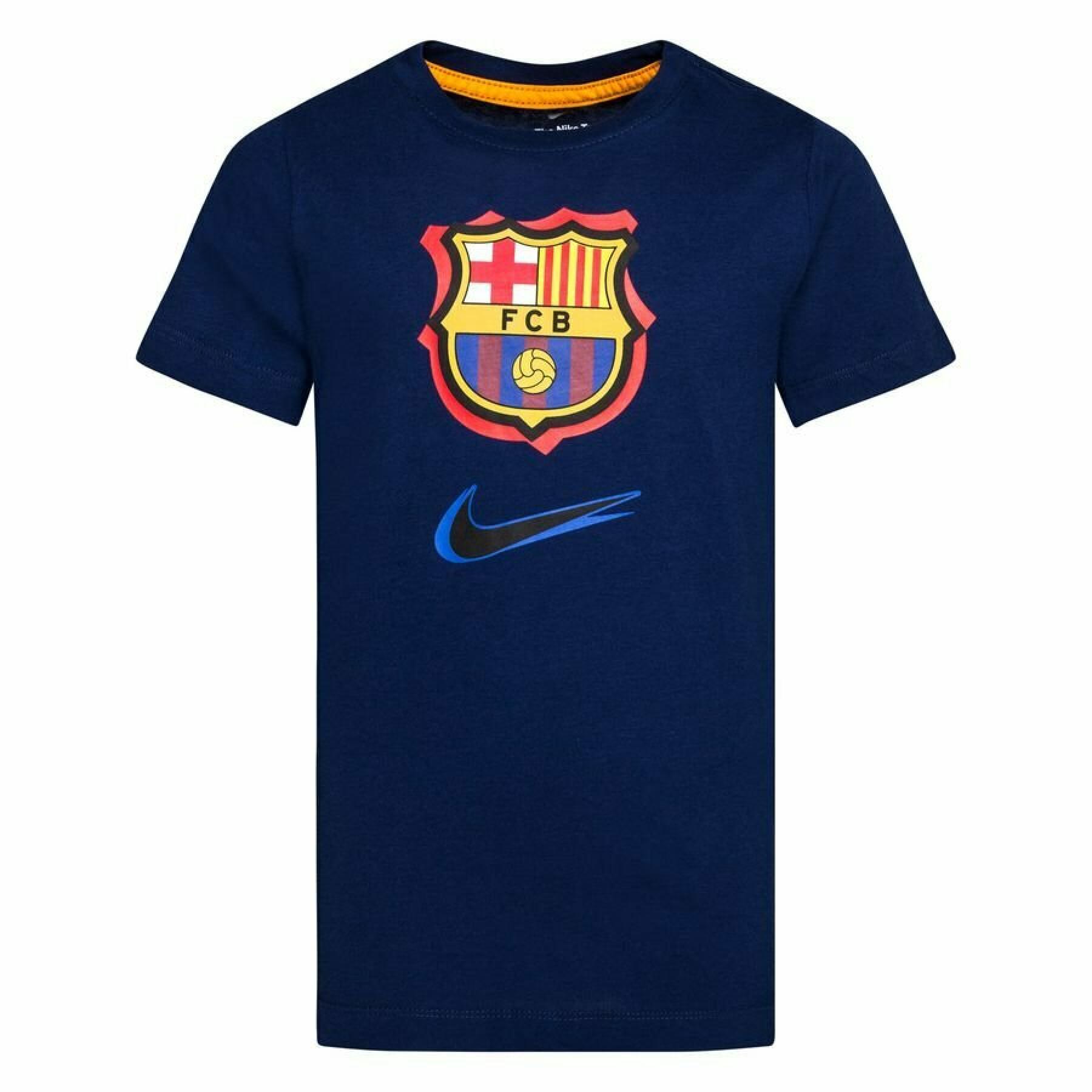 T-shirt enfant FC barcelone 2021/22