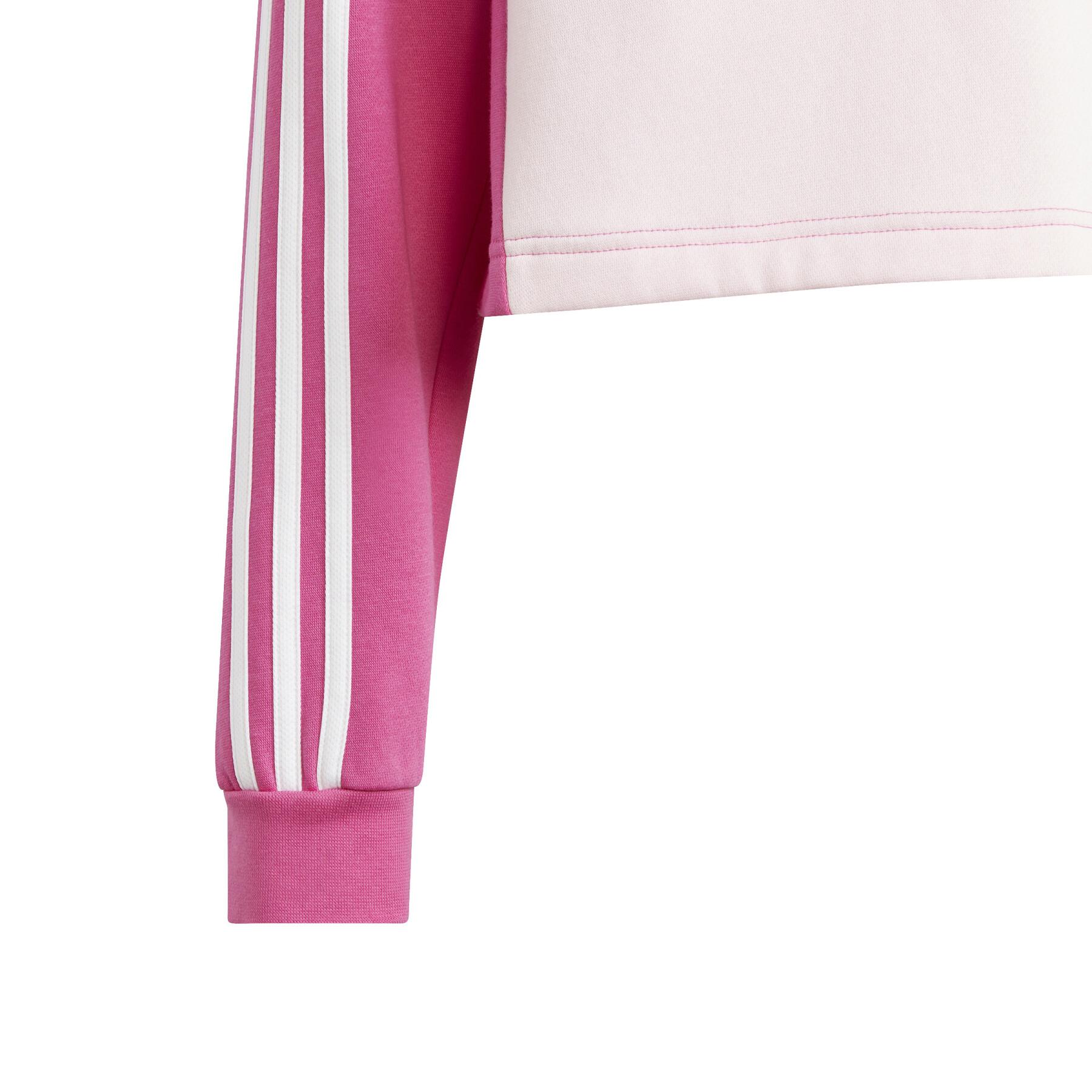 Ensemble legging et sweatshirt à capuche fille adidas Tiberio 3-Stripes Colorblock