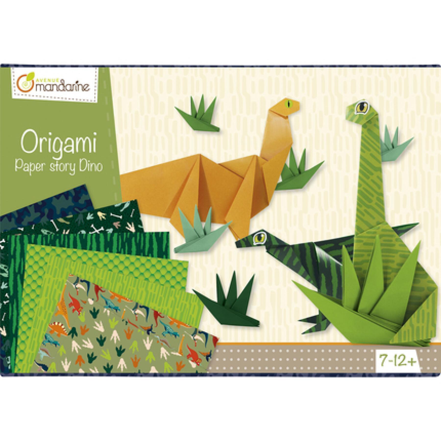 Boîte créative - Origami Dino Avenue Mandarine