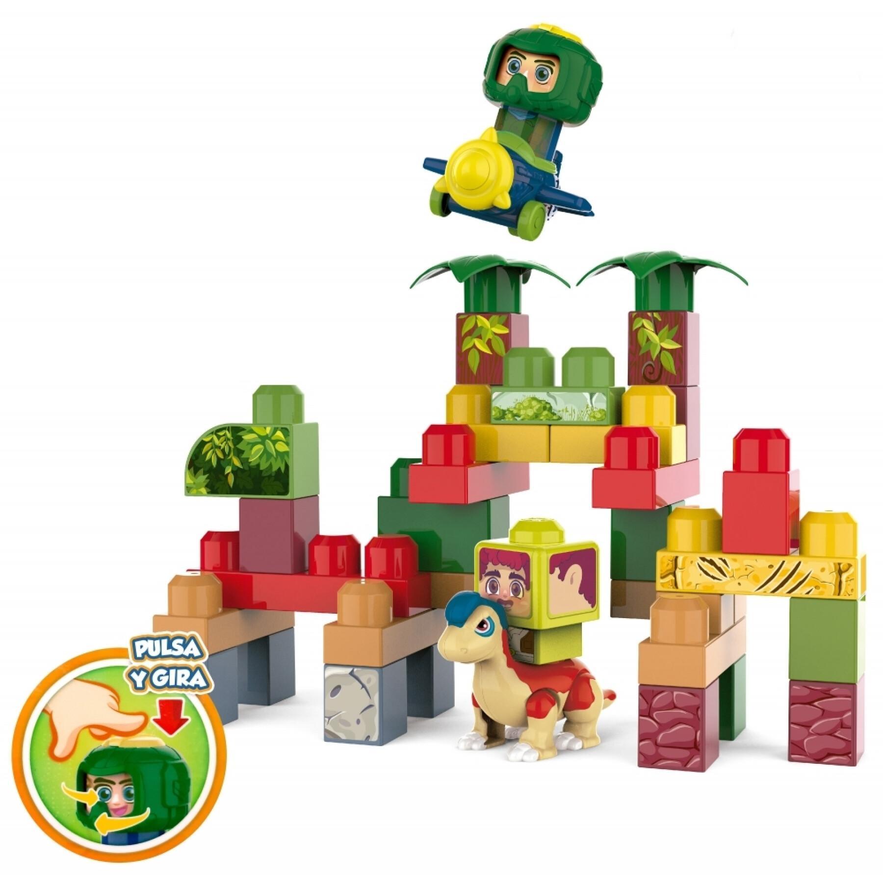 Ensemble Blocs de construction+figures CB Toys