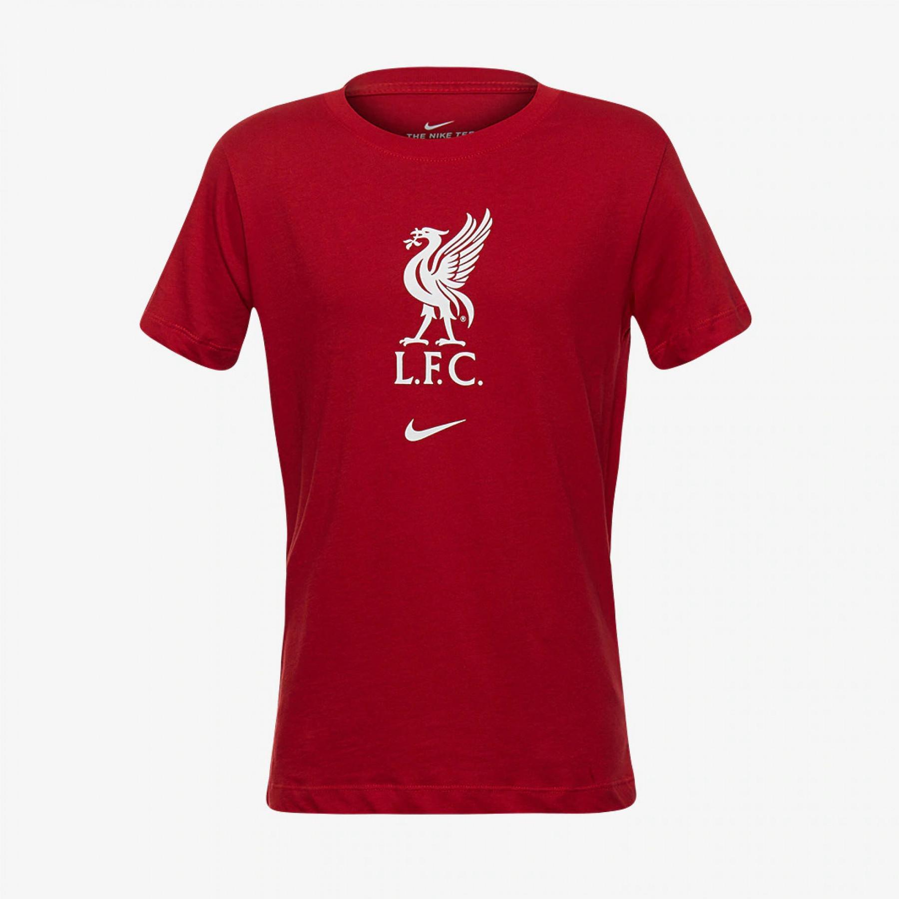 T-shirt enfant Liverpool FC Evergreen Crest 2020/21