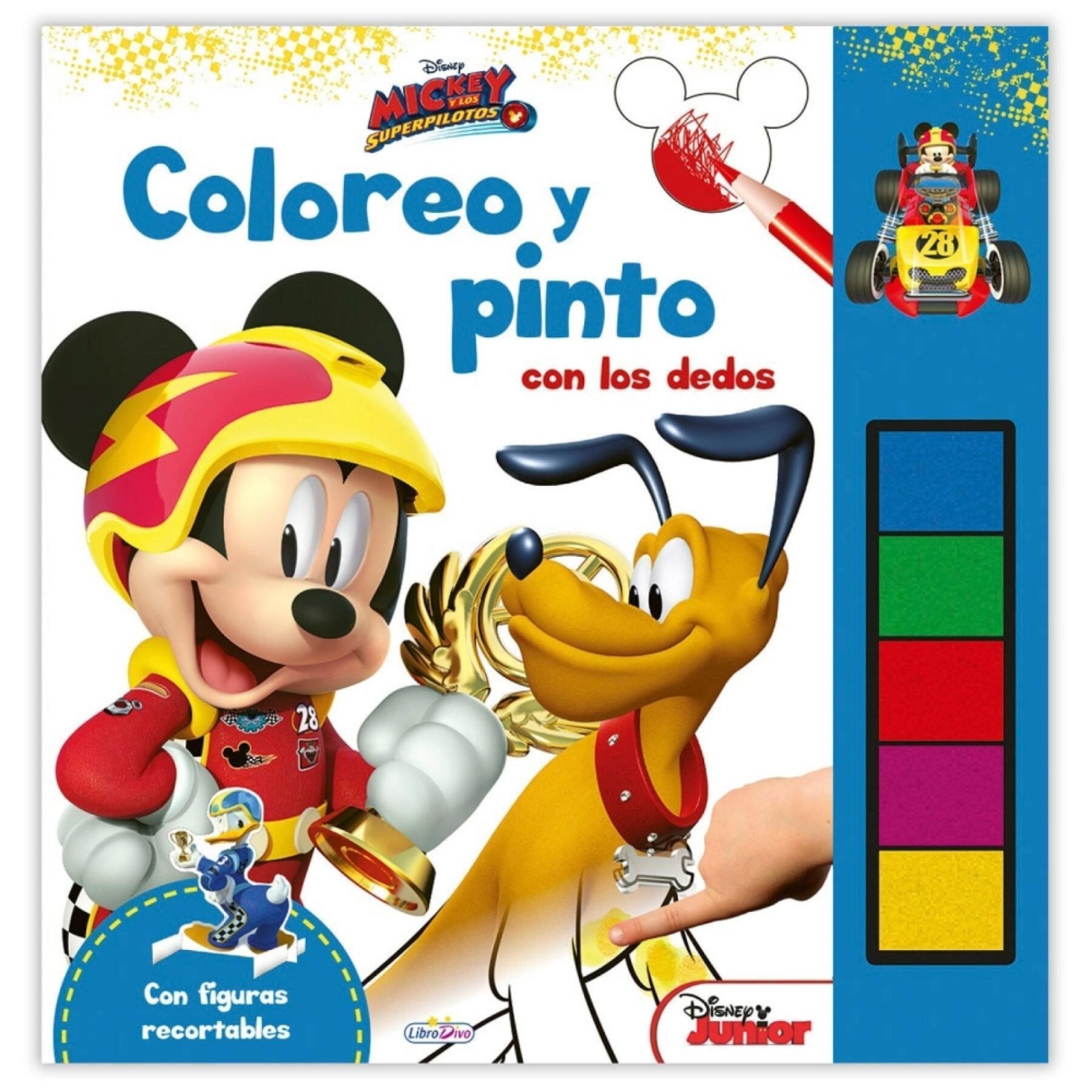 Livre de peinture au doigt 16 pages Disney bebe Saldana
