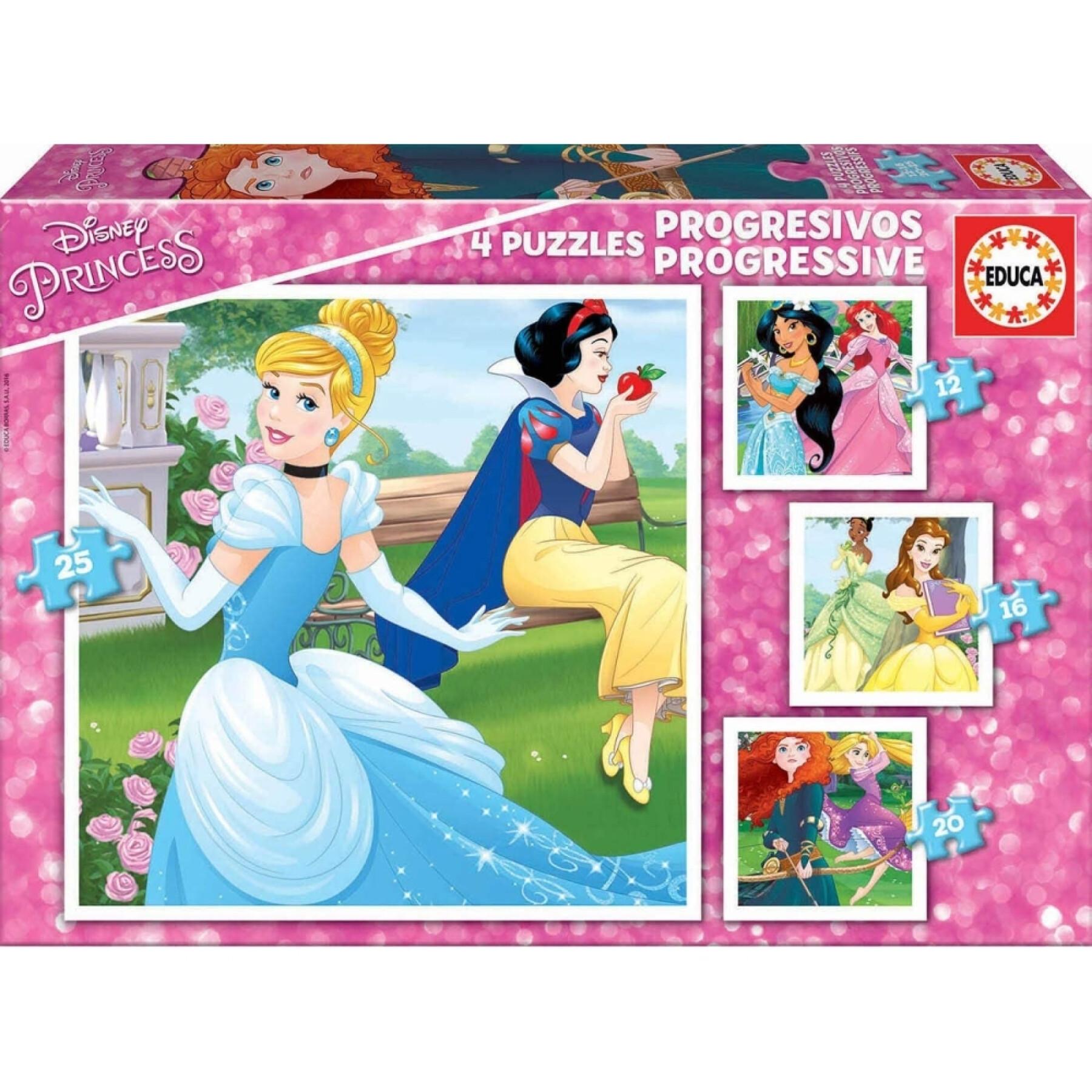 Puzzle progressif Disney Princess