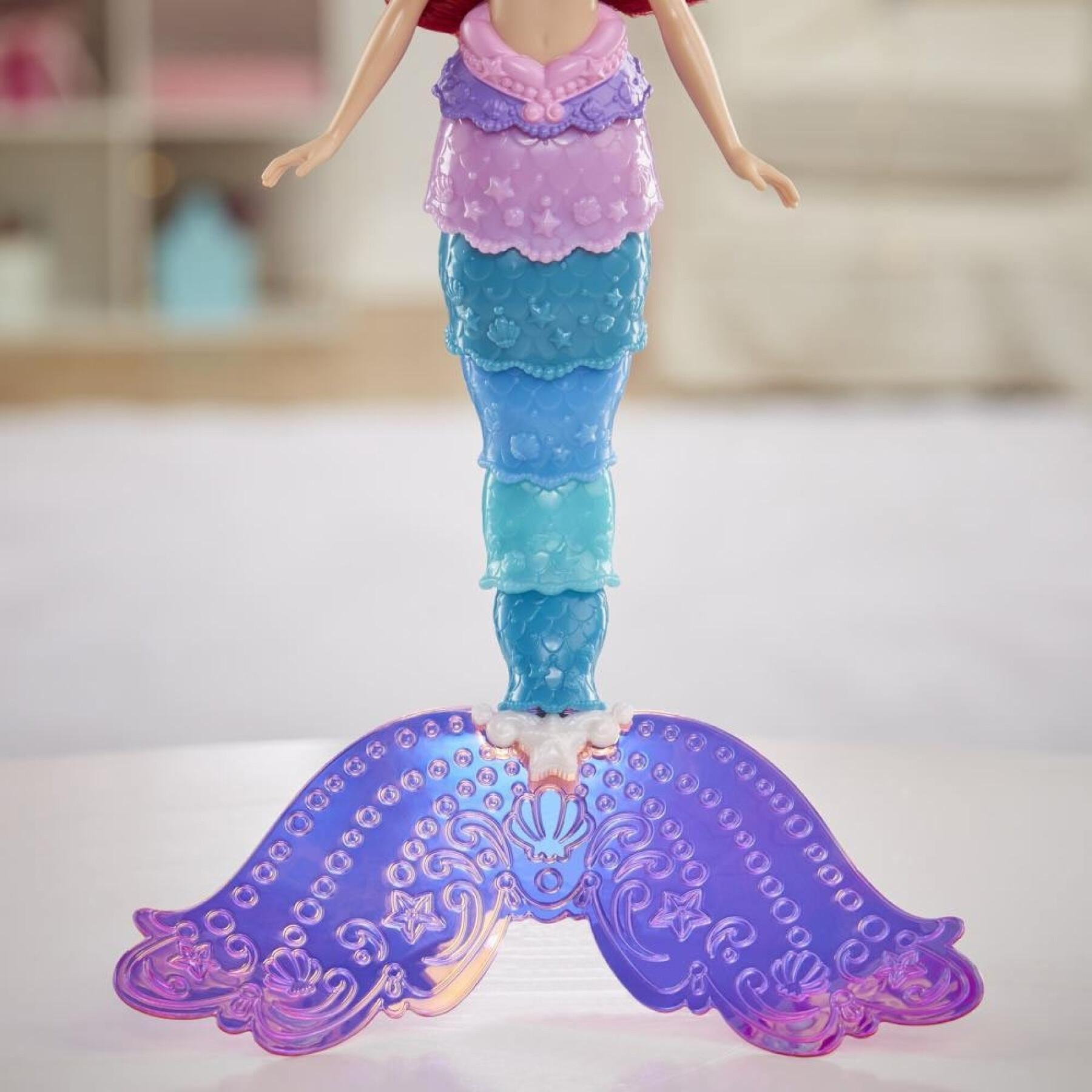 Poupée Ariel avec queue arc-en-ciel Disney Princess