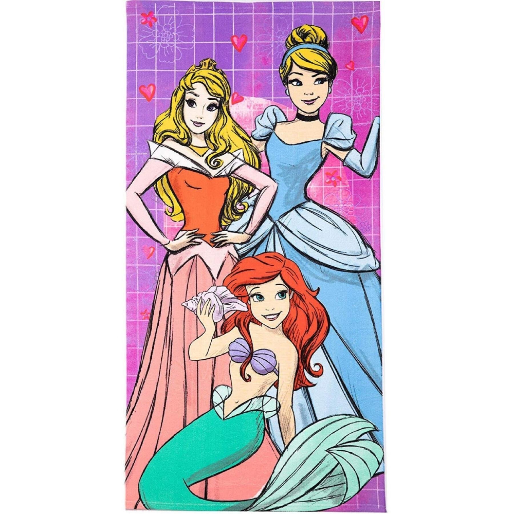 Serviette de bain 2 modèles princesses Disney