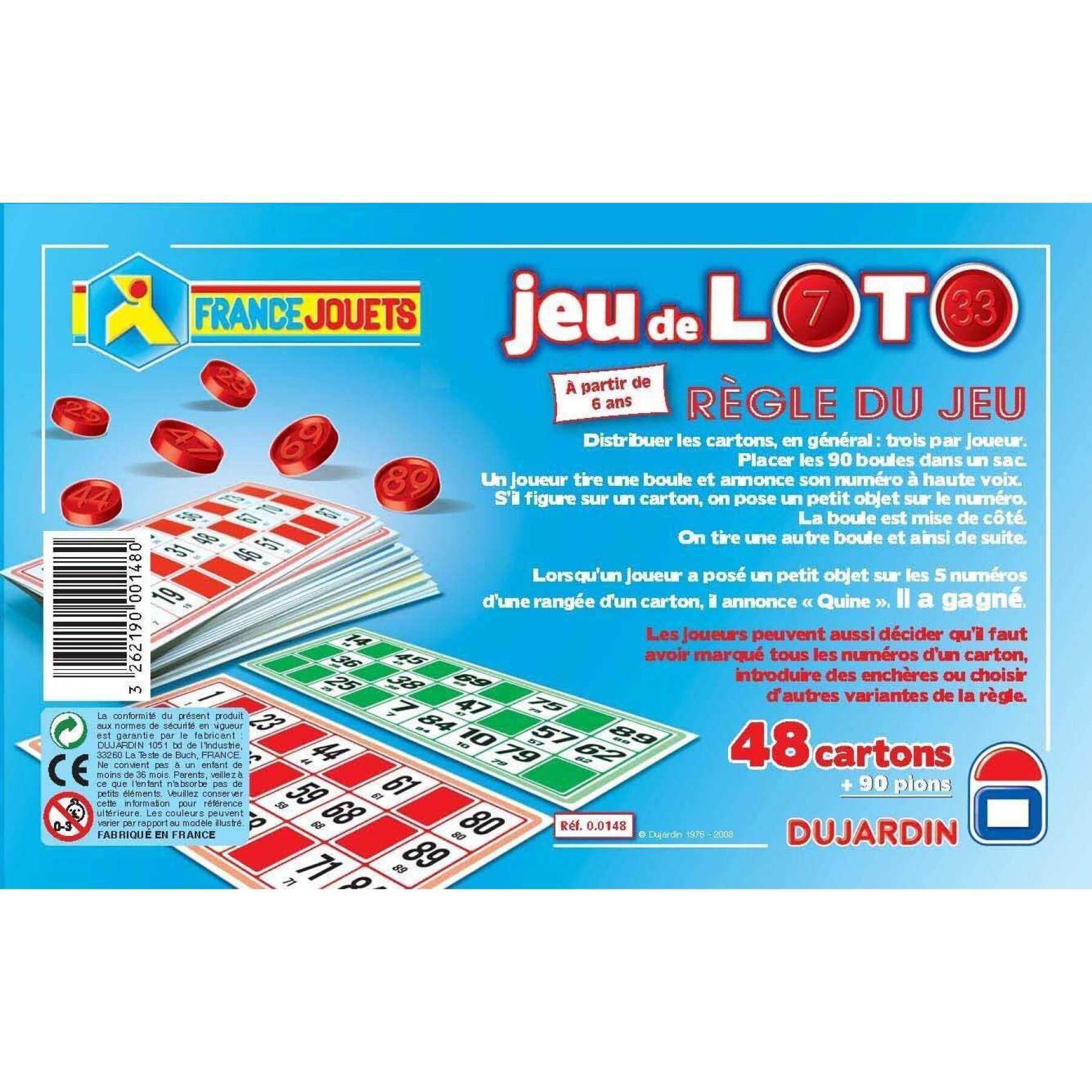 Jeux de société valisette loto 48 cartons Dujardin