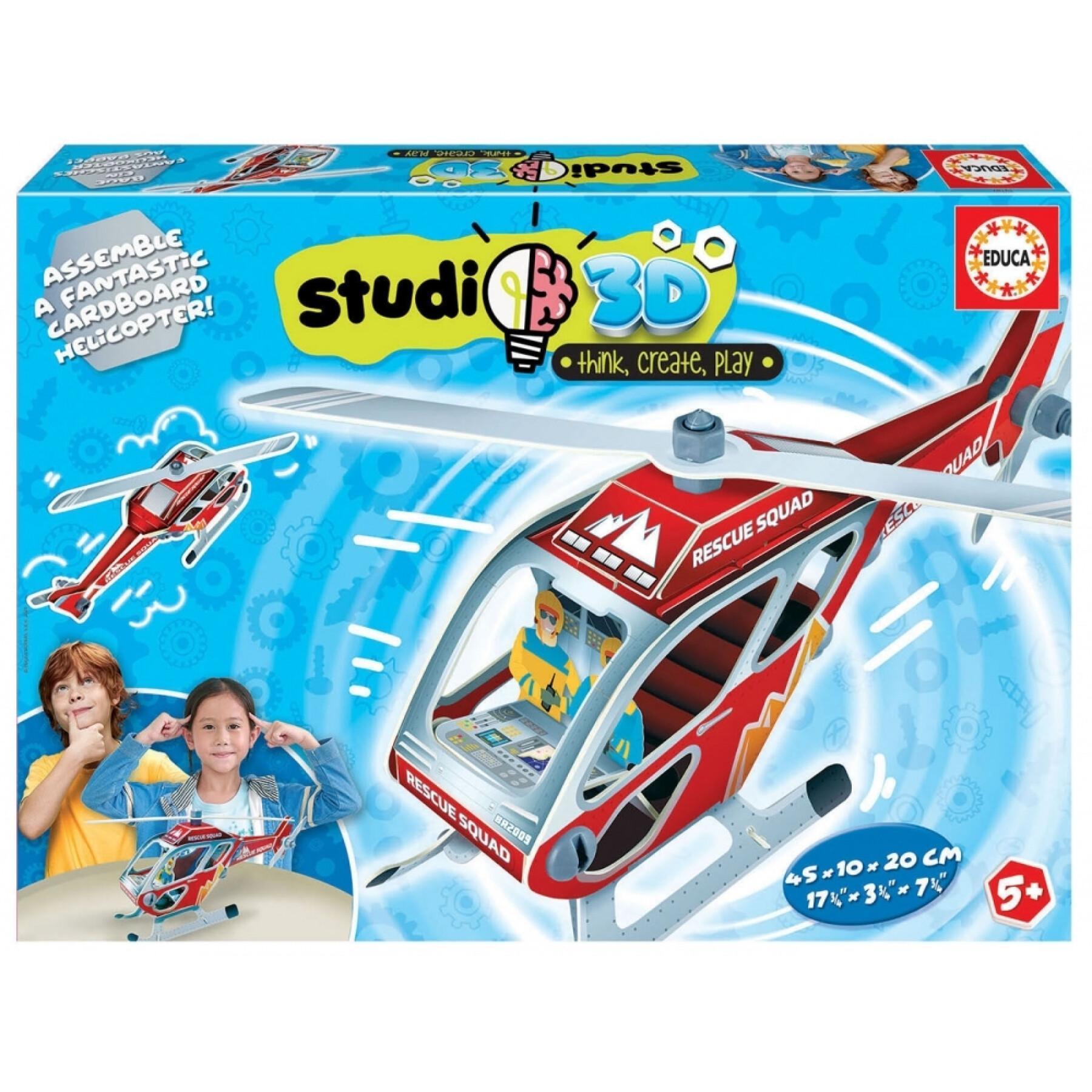 Jeux d'hélicoptère 3D Educa Construcción Studio