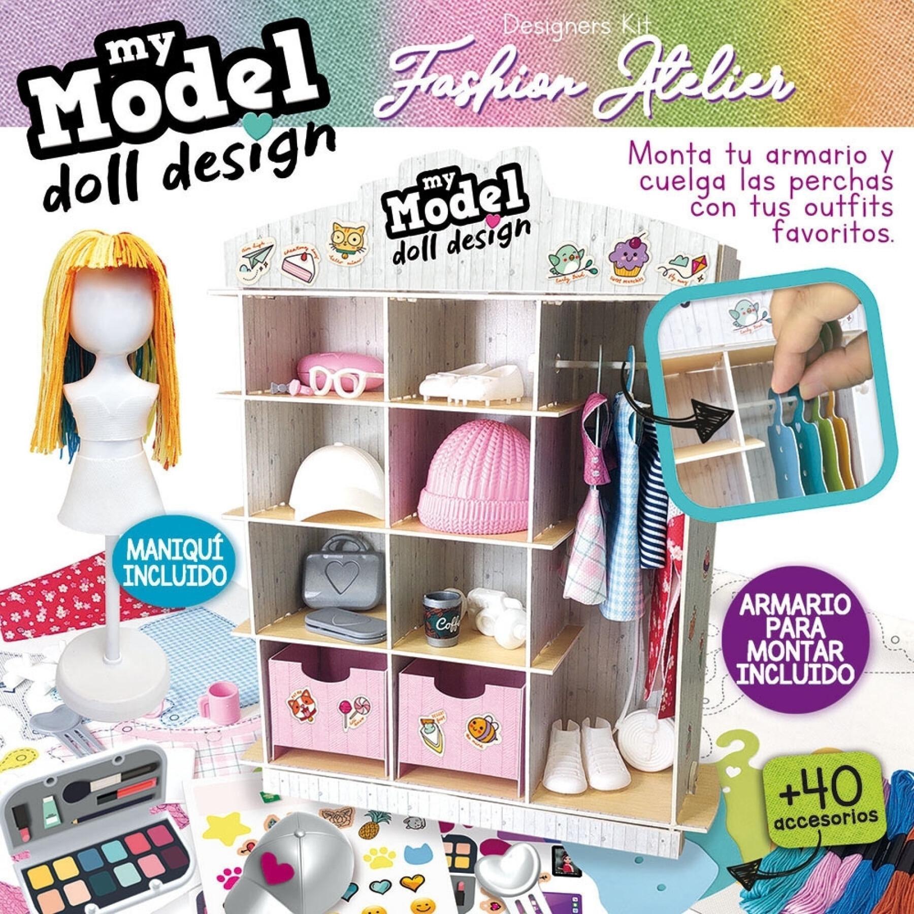 Kit accessoires pour poupée Educa My Model Doll Design