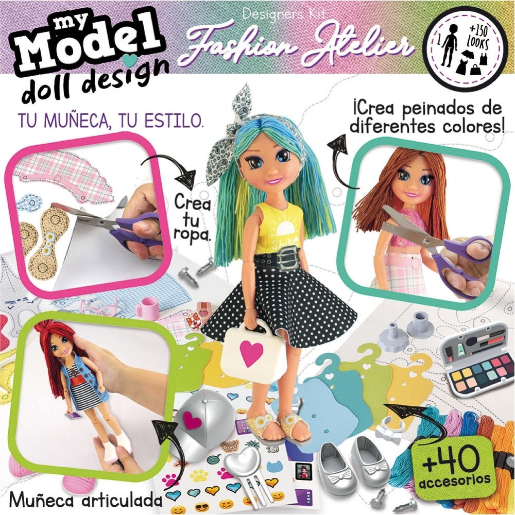 Kit accessoires pour poupée Educa My Model Doll Design