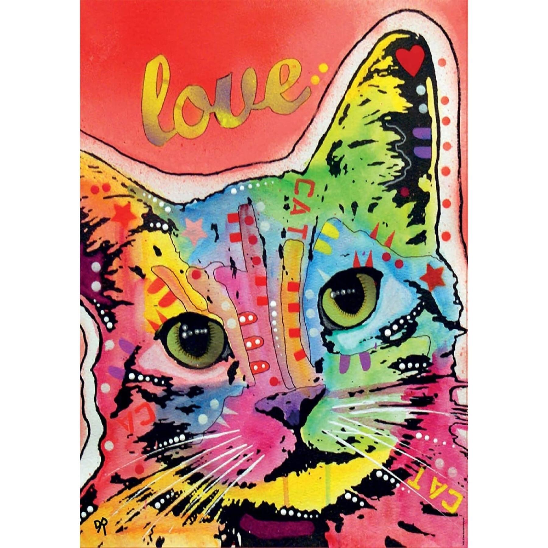 Puzzle de 1000 pièces Educa Cat Love