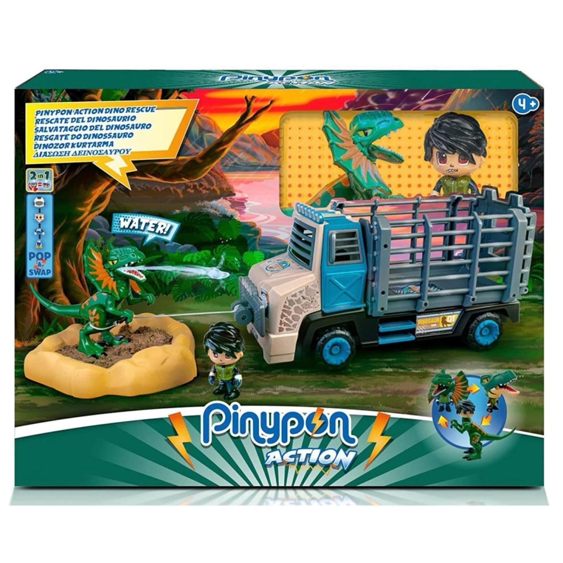 Sauvez le dinosaure Famosa Pinypon Action