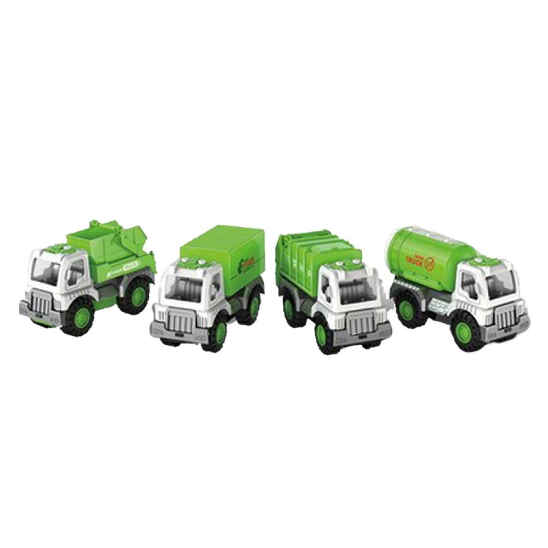Camion friction recyclage 4 modèles Fantastiko