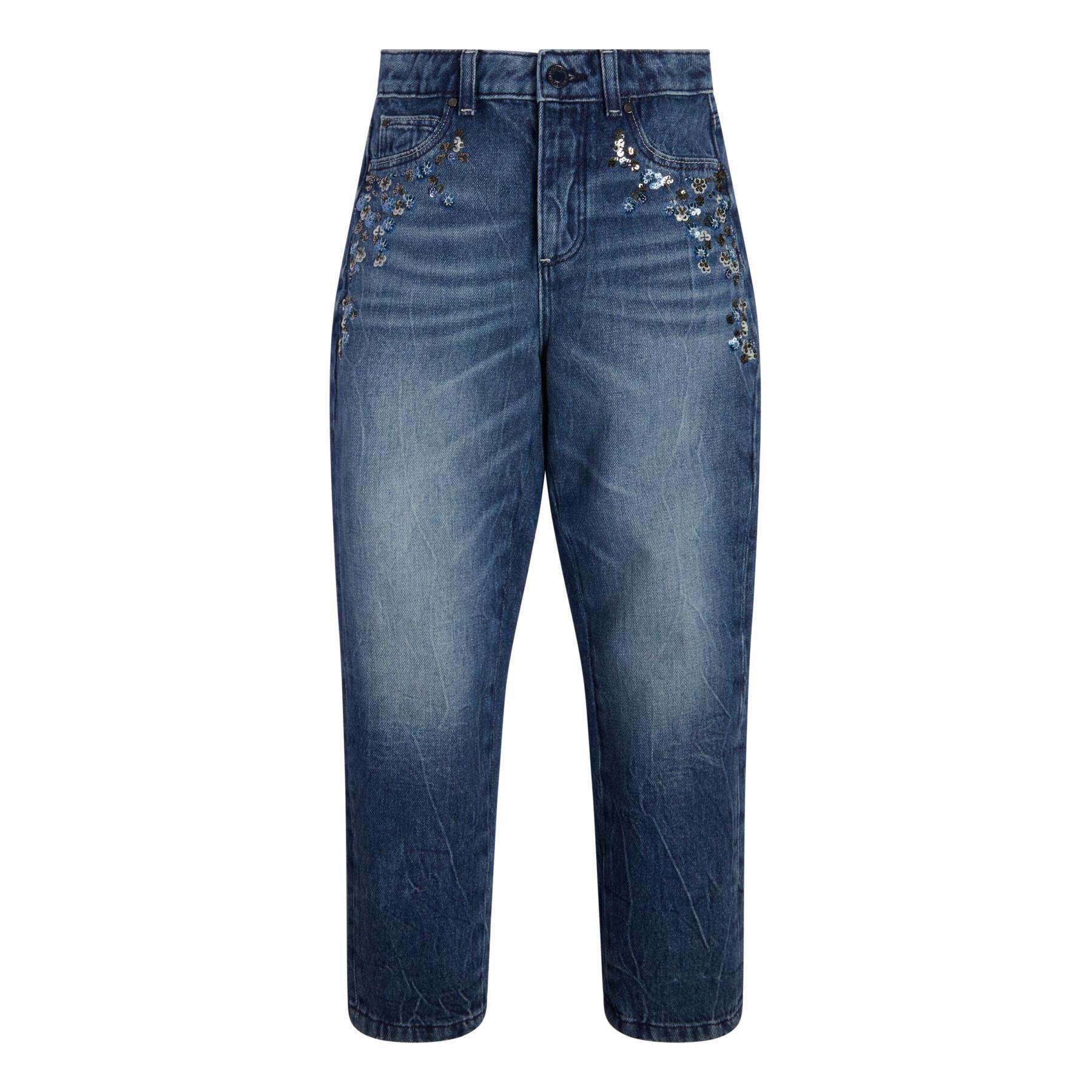Jeans mom fille Guess Mum Eco