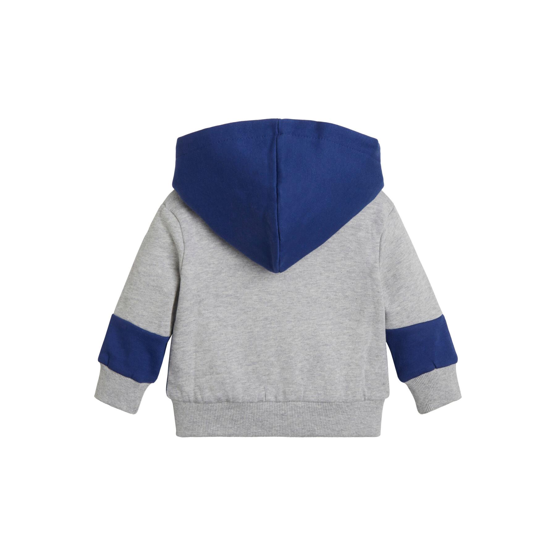 Sweatshirt à capuche zippé bébé garçon Guess Active