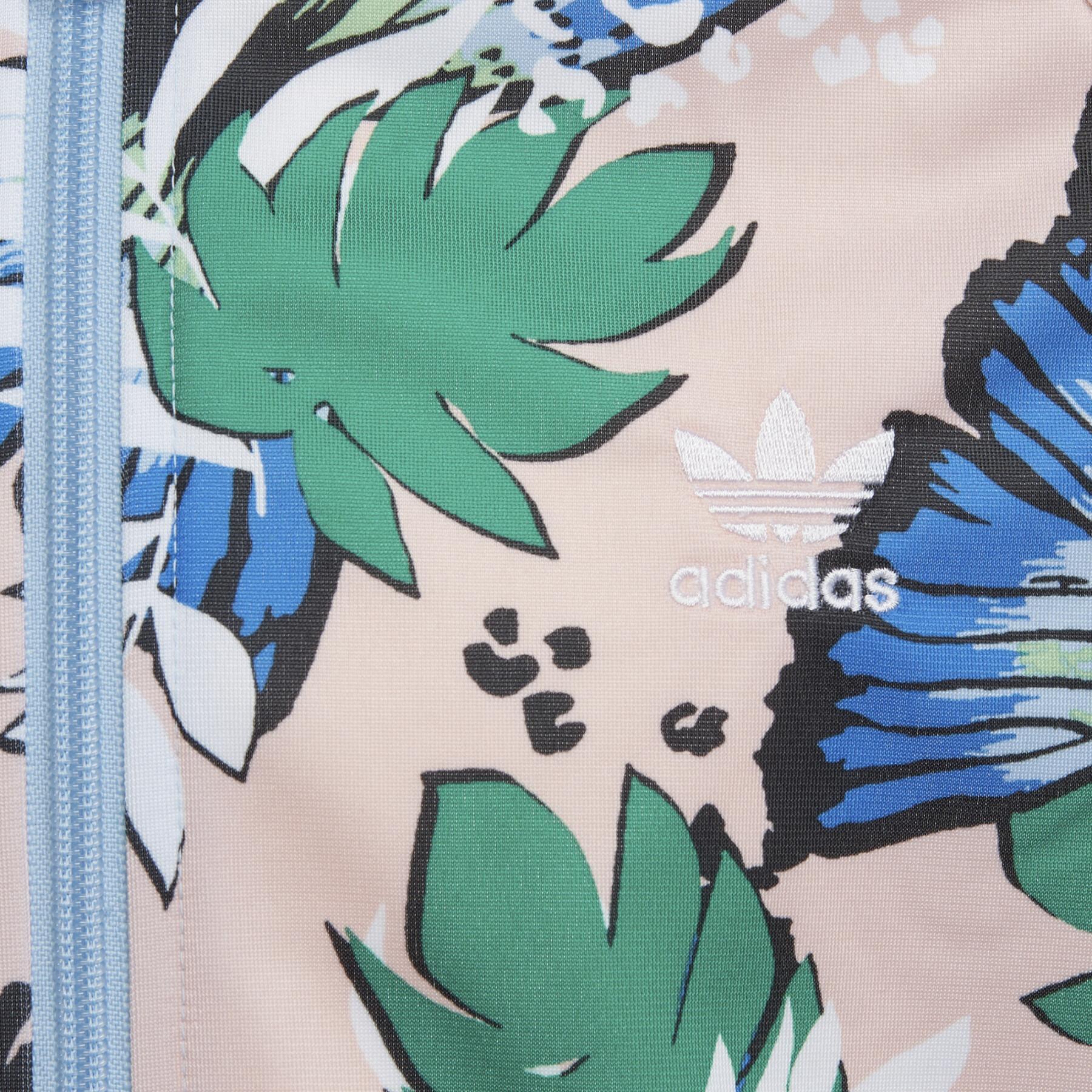 Veste de survêtement fille adidas Originals HER Studio London Animal Flower Print SST