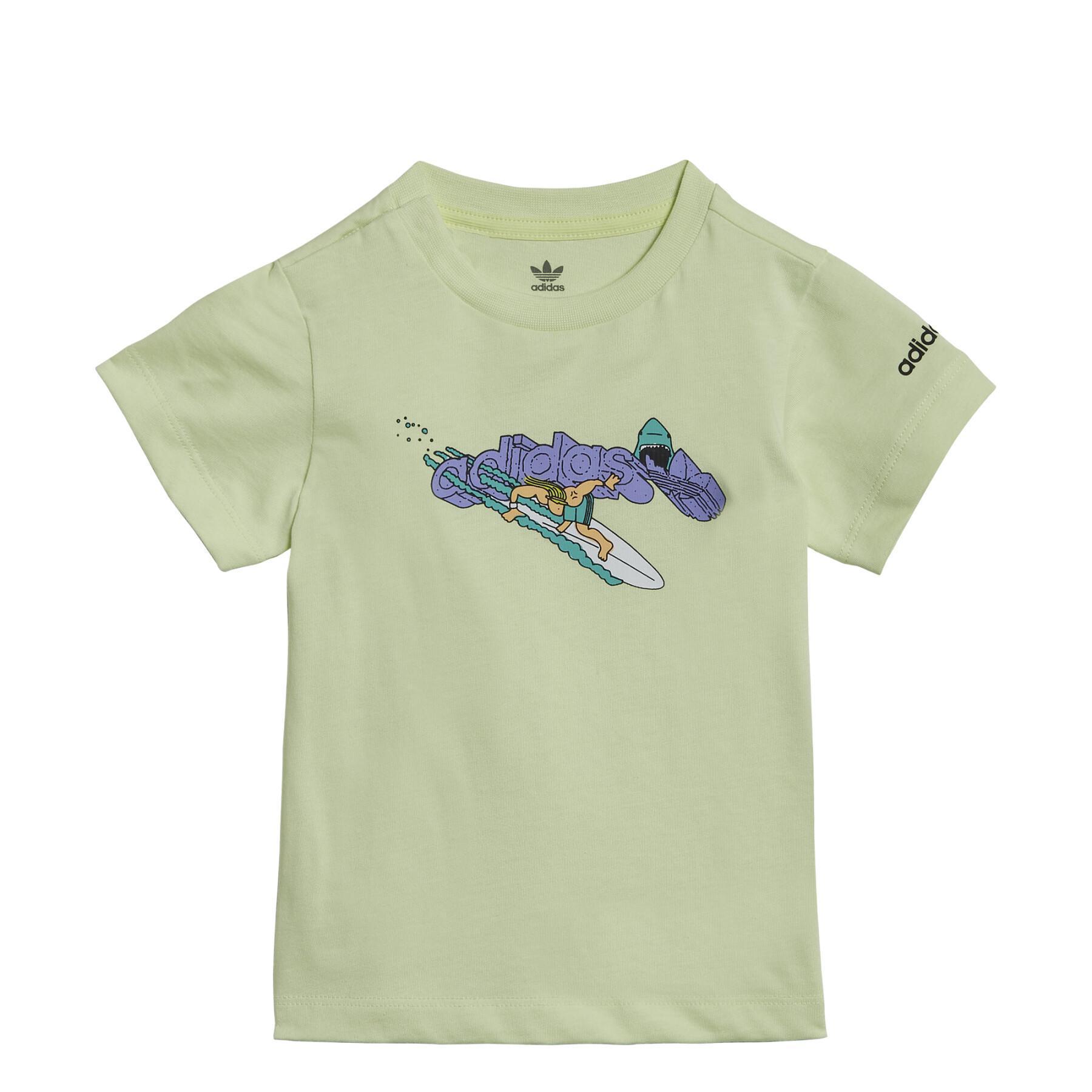 T-shirt à manches courtes enfant adidas Originals Graphique Stoked