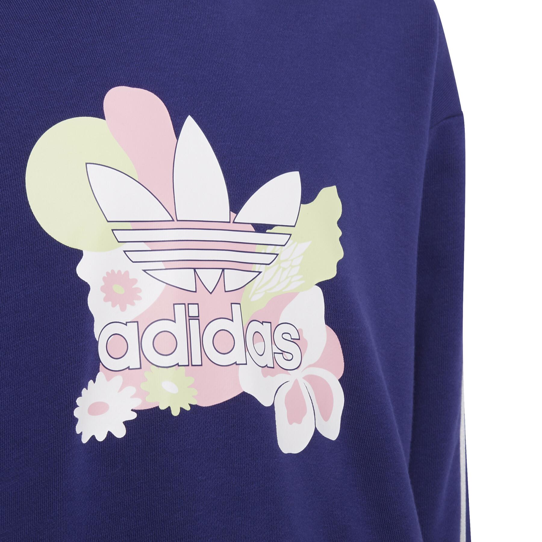 Sweatshirt fille adidas Originals Flower Print Crop
