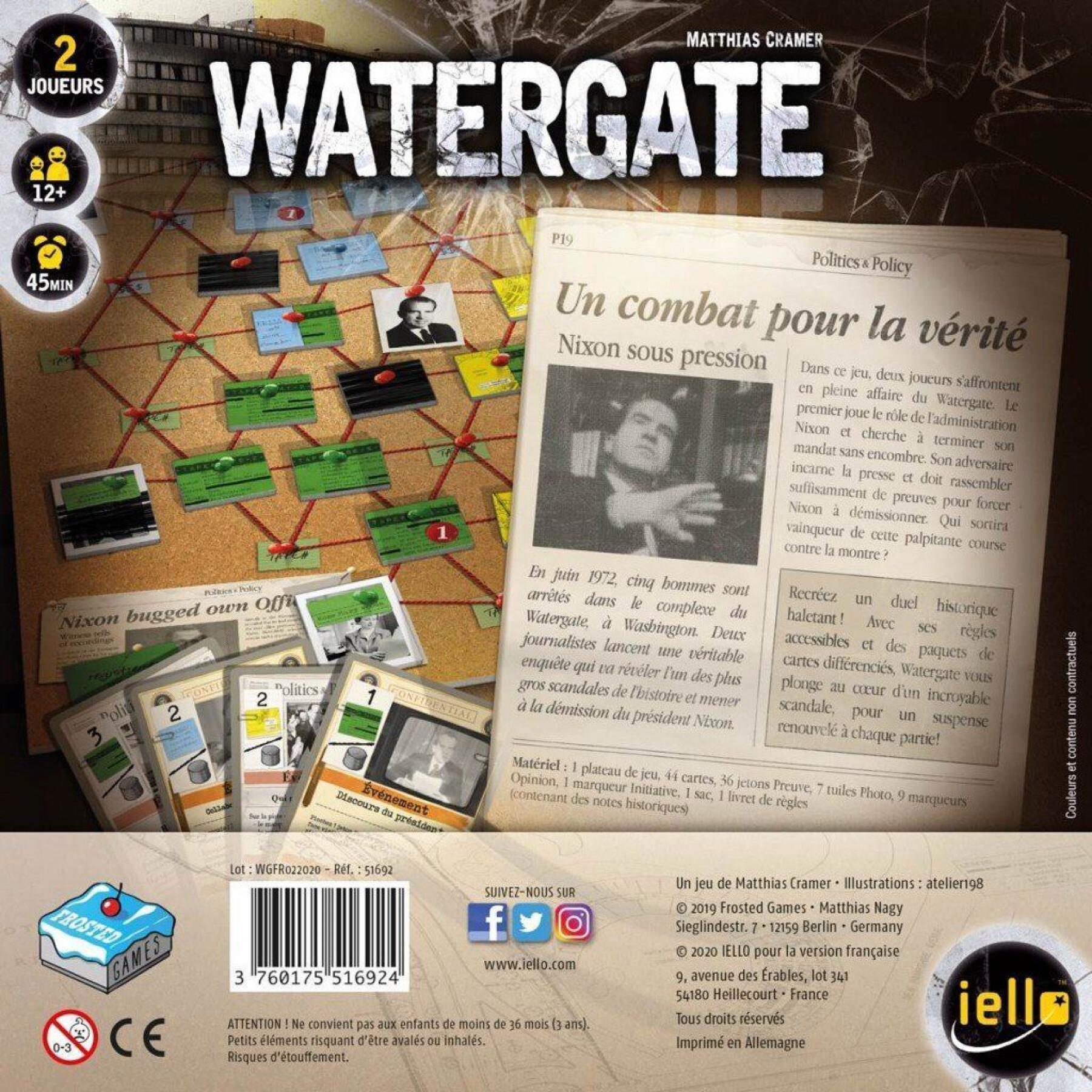 Jeux de société IELLO Watergate