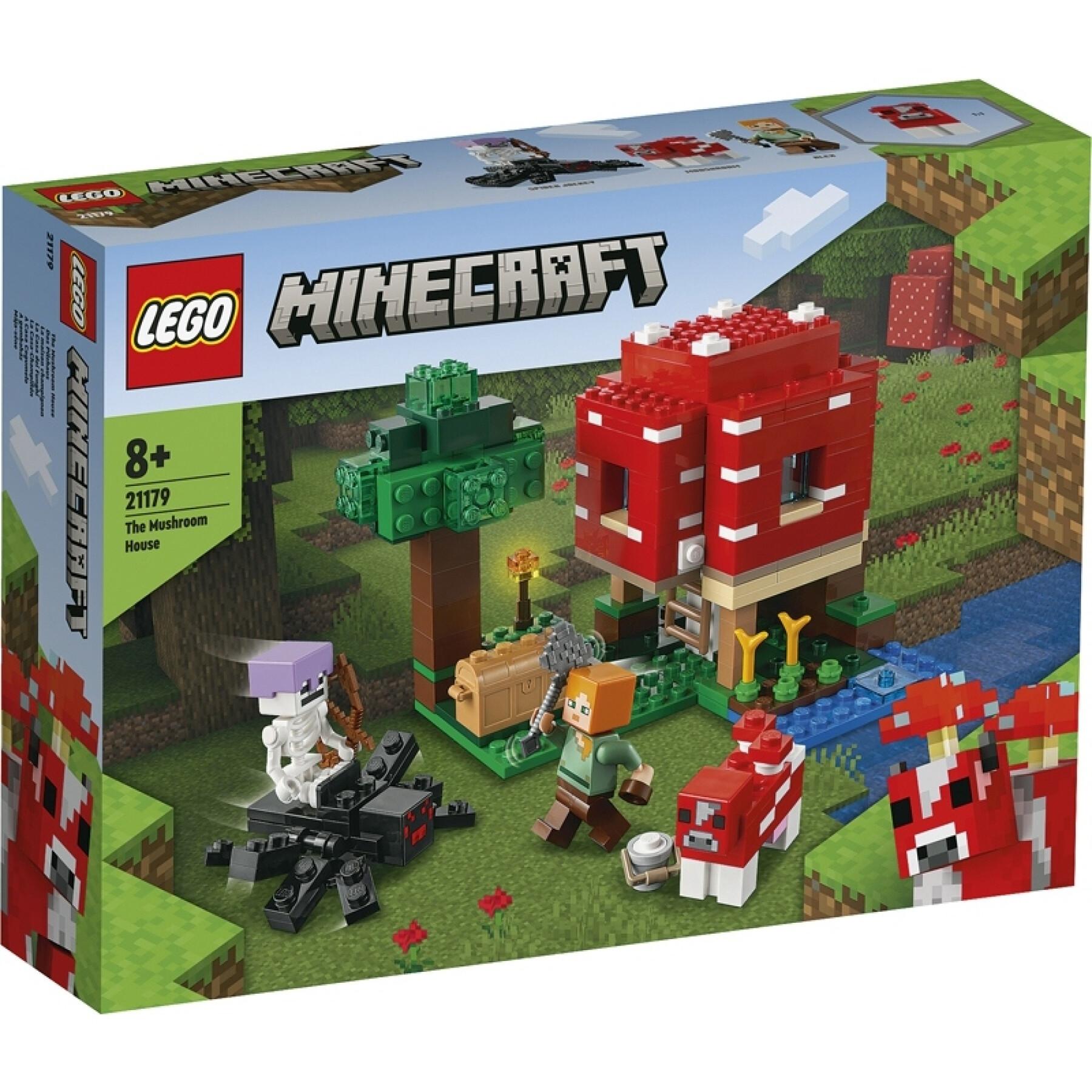 Jeux de construction maison champignon Lego Minecrafte