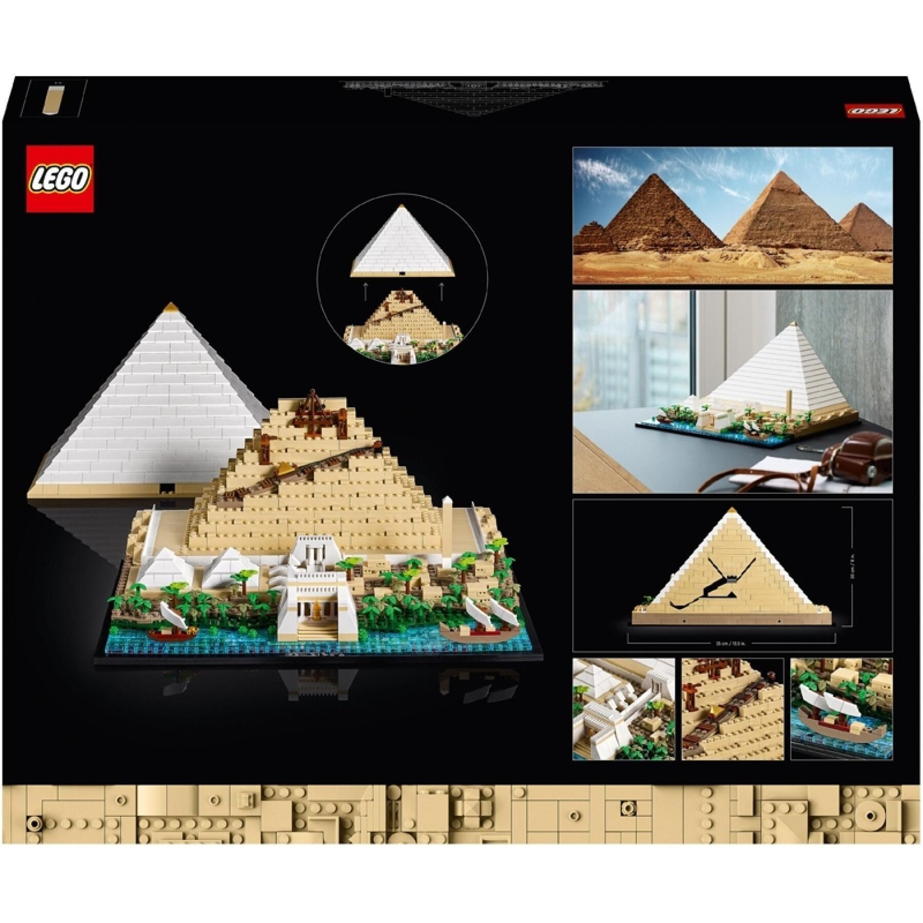 Jeux d'éveil pyramide de gizeh architecture Lego