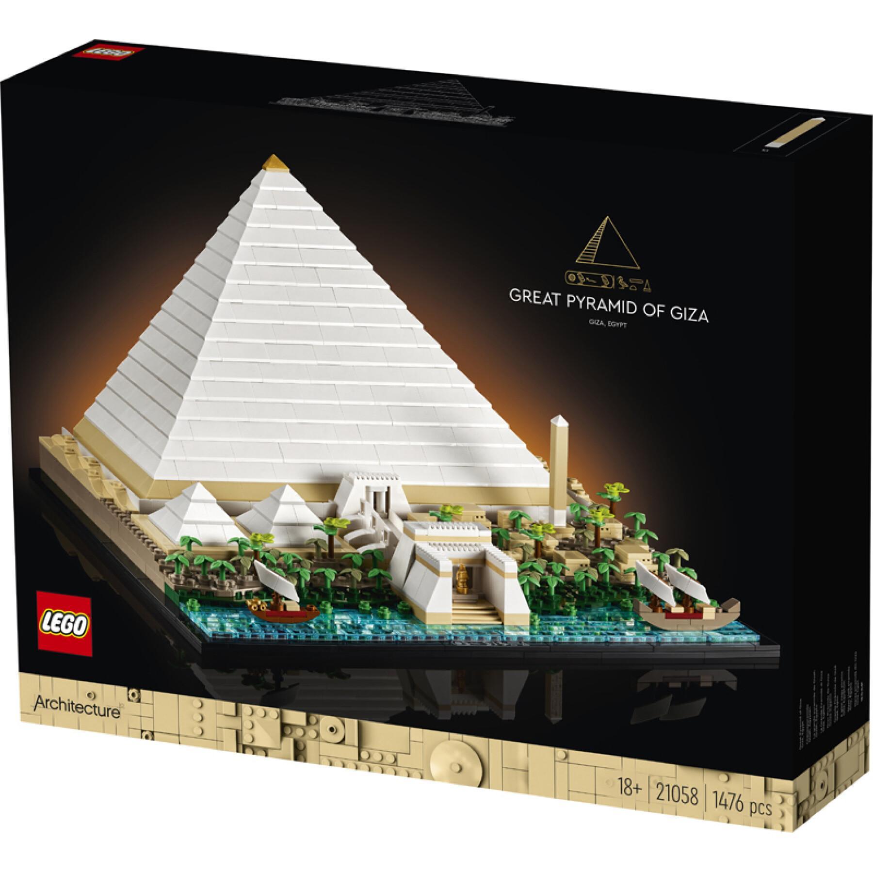 Jeux d'éveil pyramide de gizeh architecture Lego