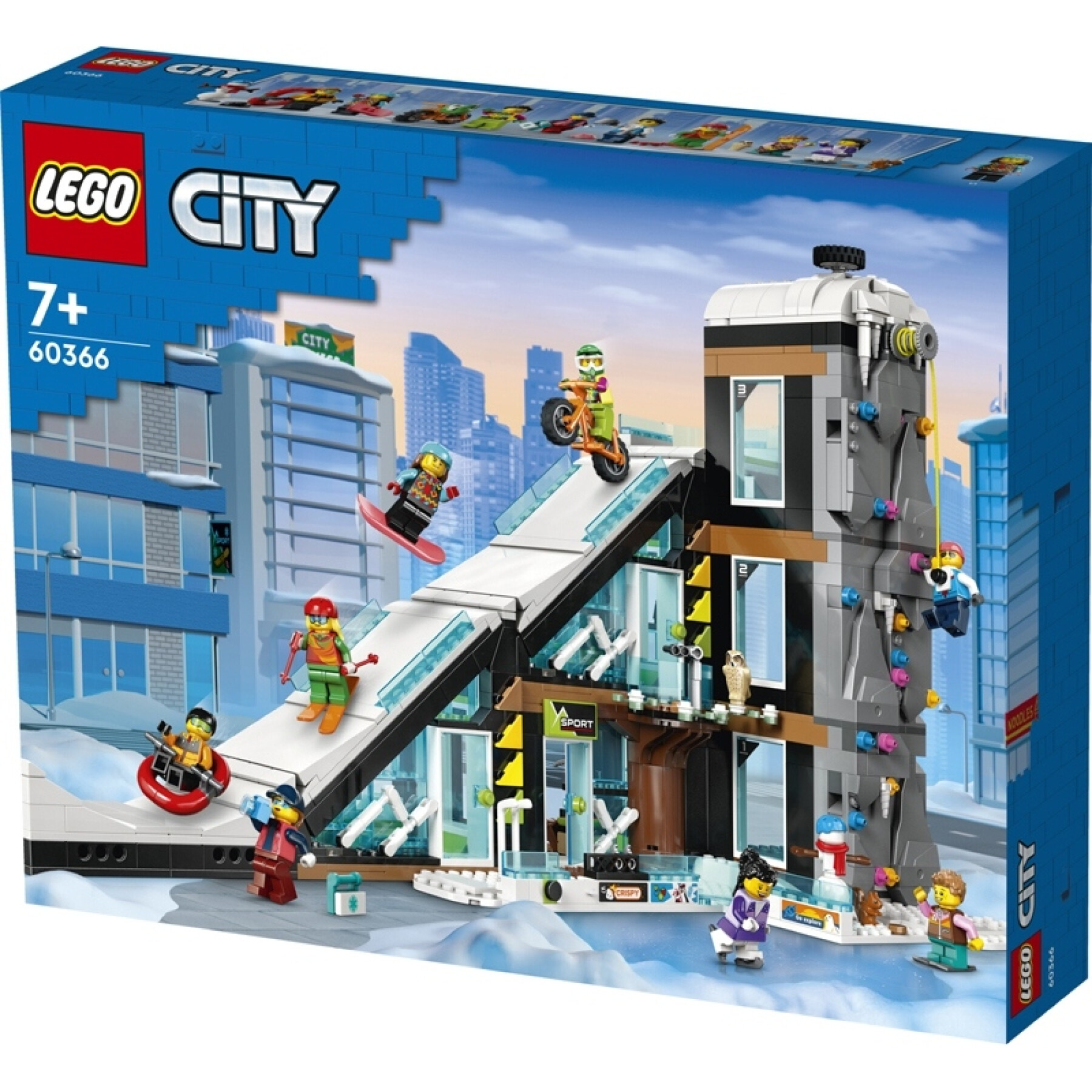 Jeux de construction complexe ski et escalade Lego City