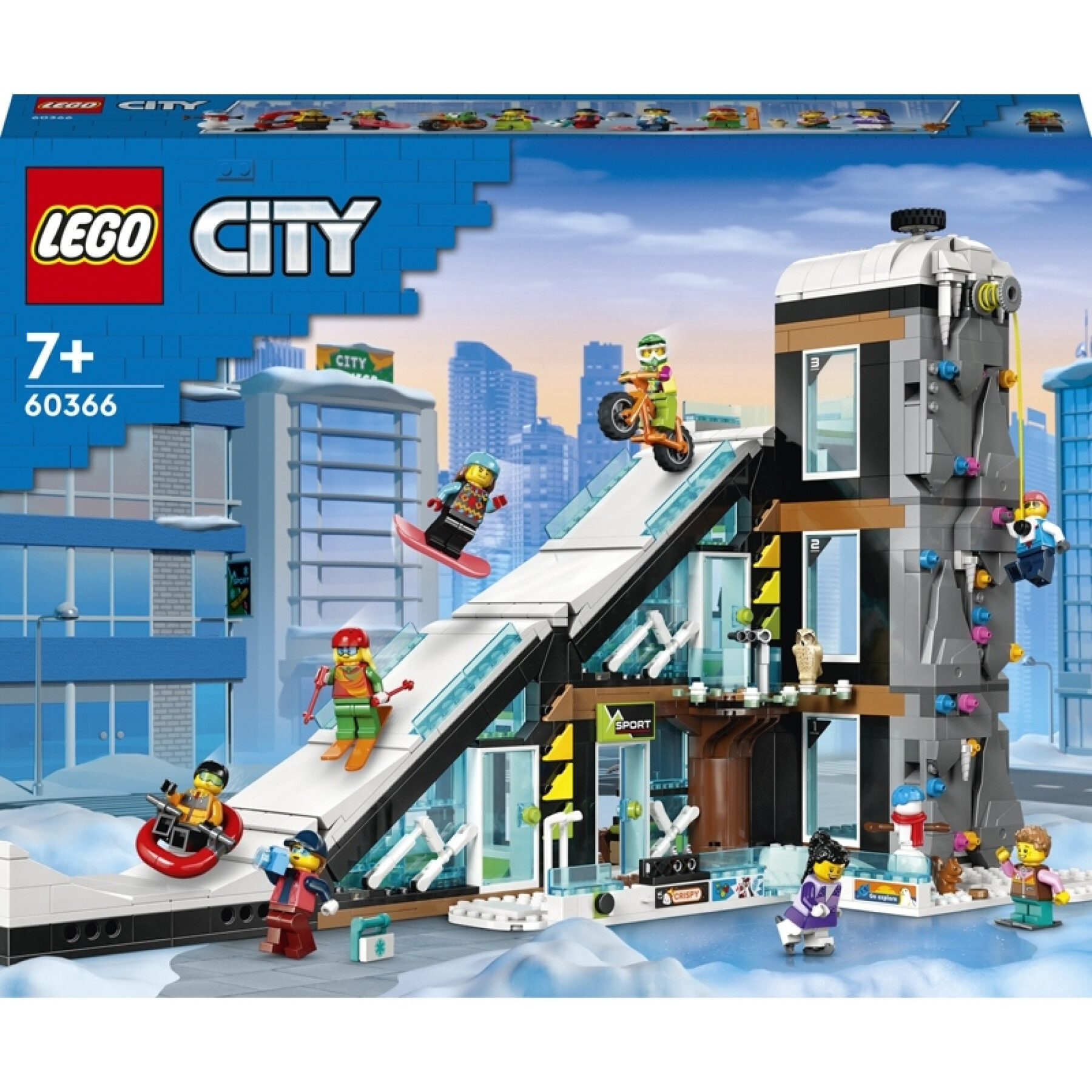 Jeux de construction complexe ski et escalade Lego City