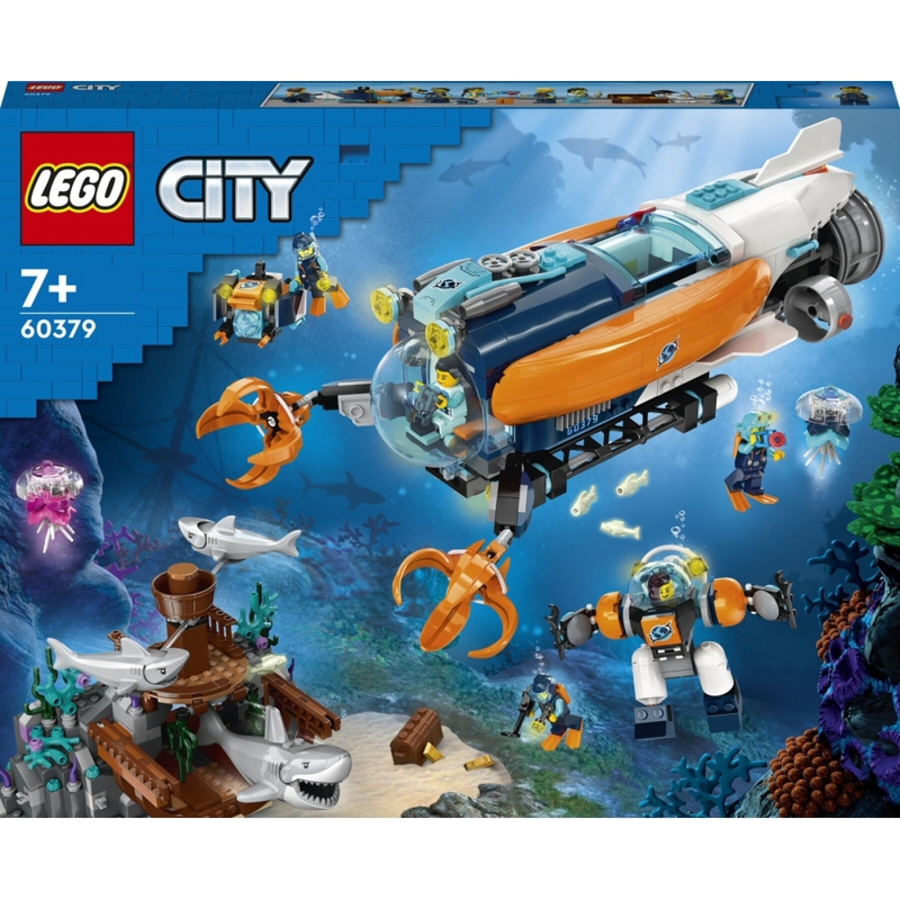 Jeux de construction sous marin Lego City