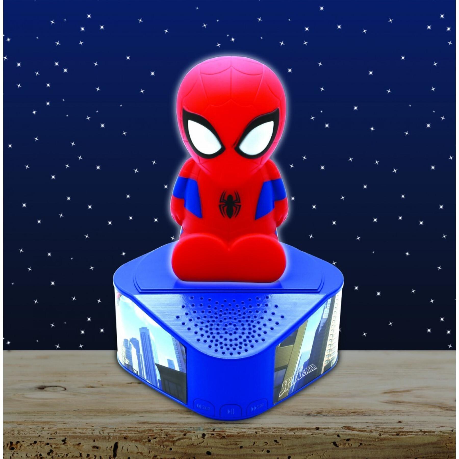 Enceinte Bluetooth + figurine lumineuse de Spiderman Lexibook