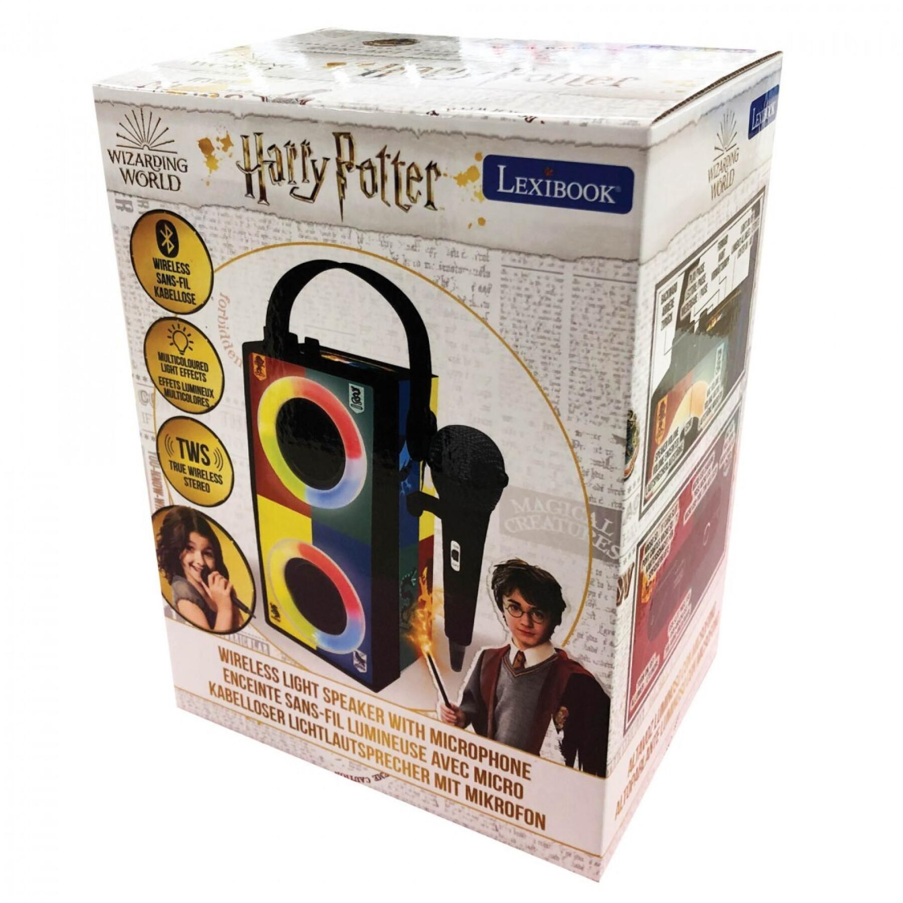 Enceinte Bluetooth® portable Harry Potter + lumières et microphone Lexibook