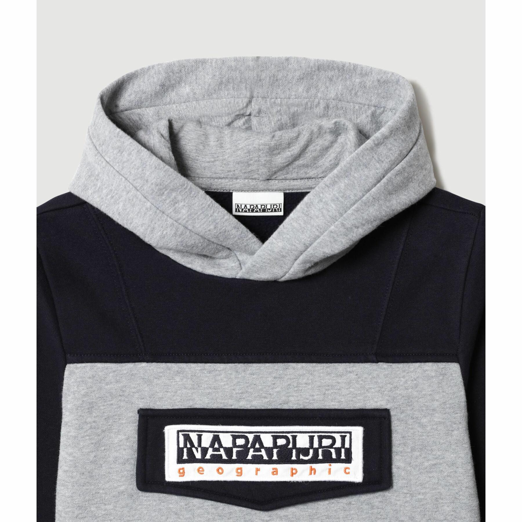 Sweat-shirt à capuche enfant Napapijri burgee