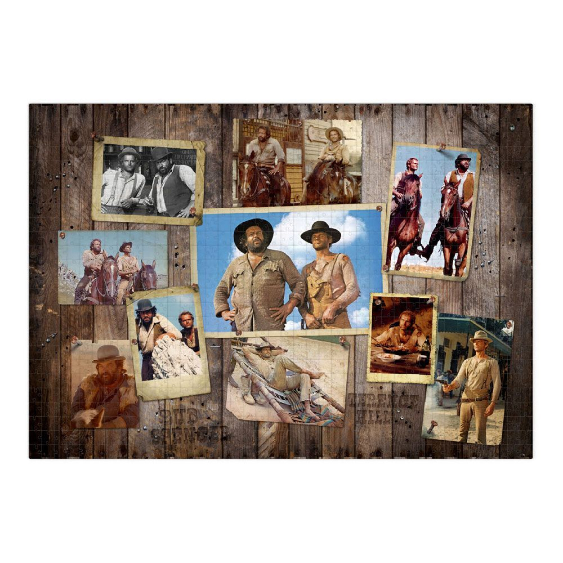 Puzzle de 1000 pièces Oakie Doakie Bud Spencer & Terence Hill Western Photo Wall
