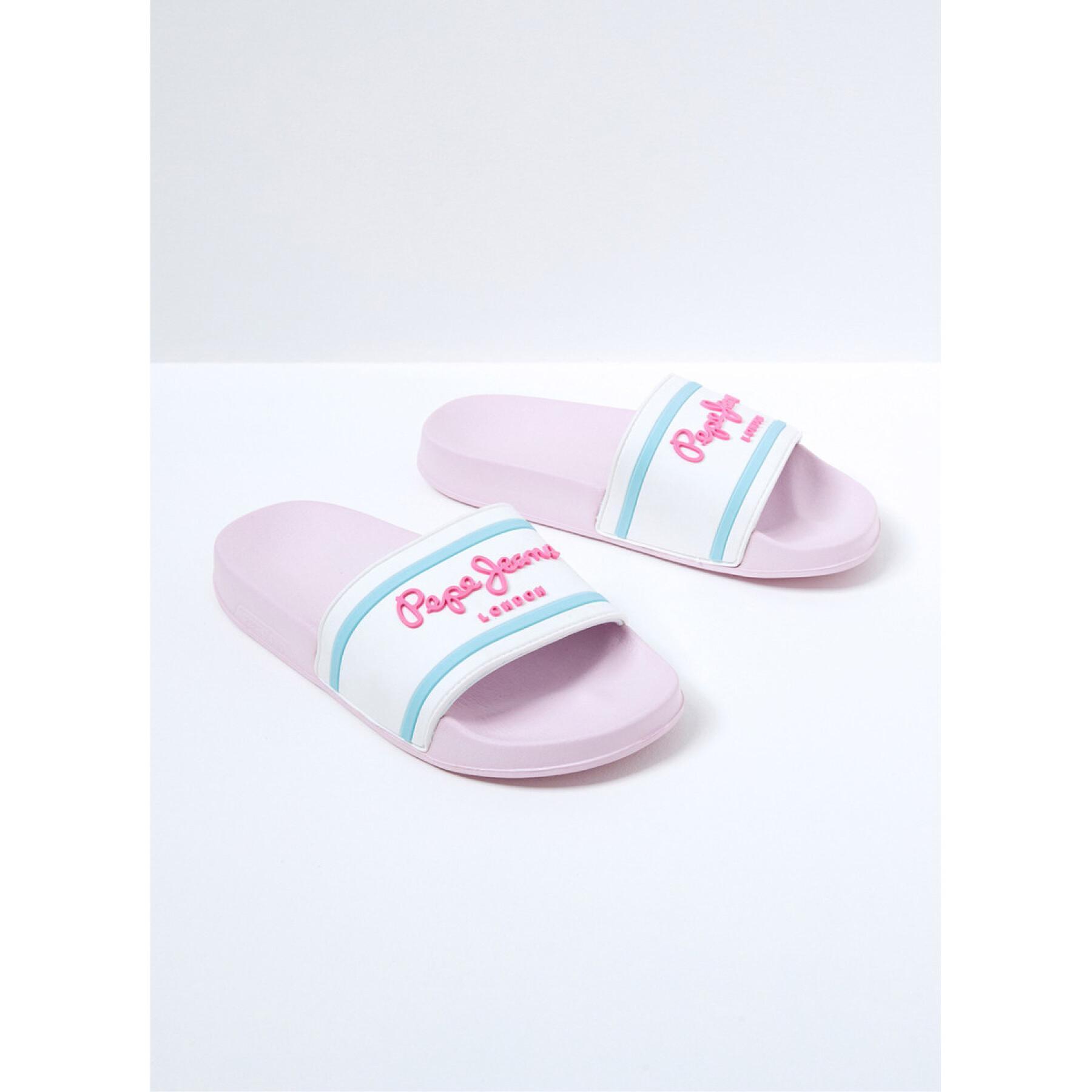 Claquettes fille Pepe Jeans Slider Logo Ss22