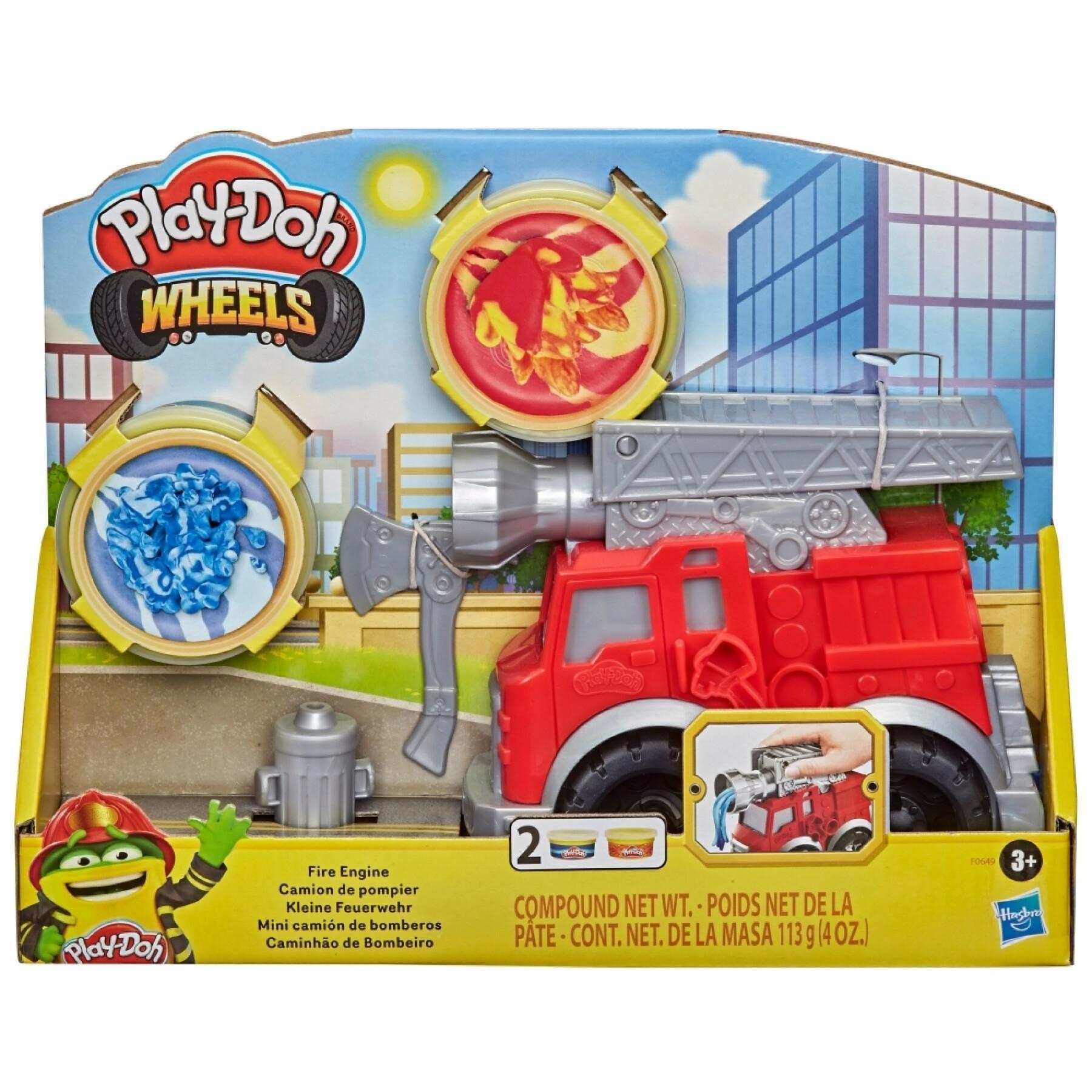 Jeux de voiture camion de pompier Play Doh