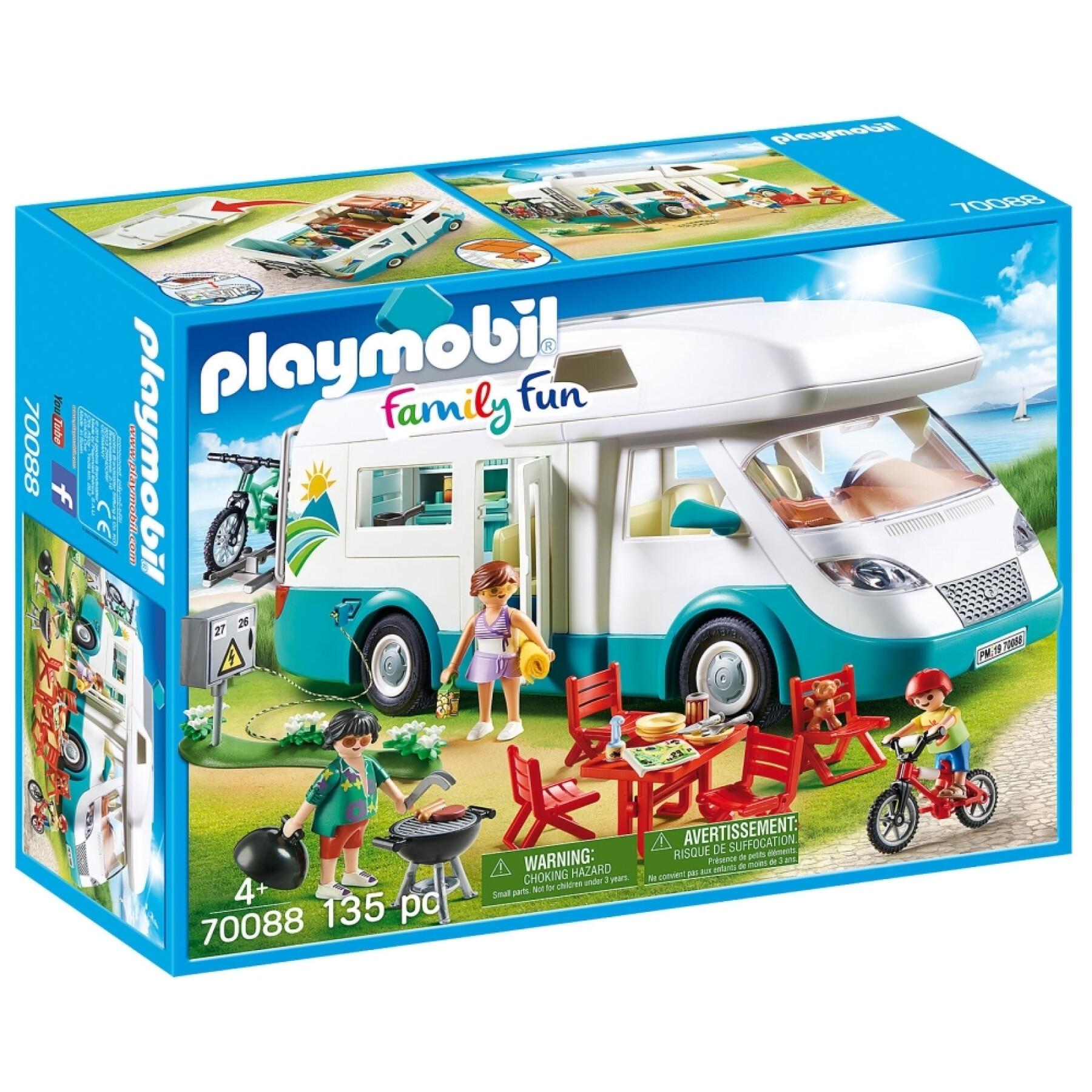 Famille Caravane d'été Playmobil - Jouets