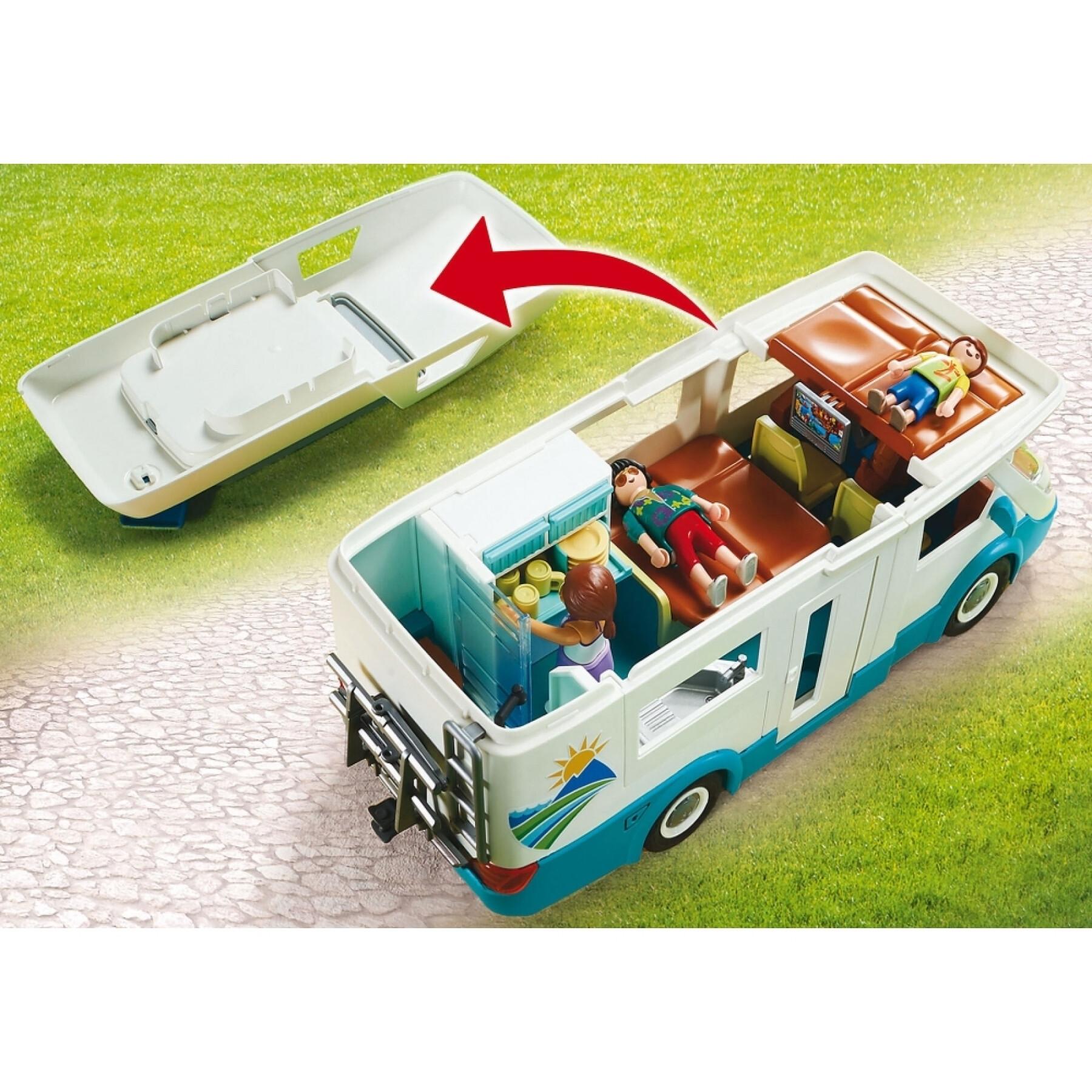 Famille Caravane d'été Playmobil