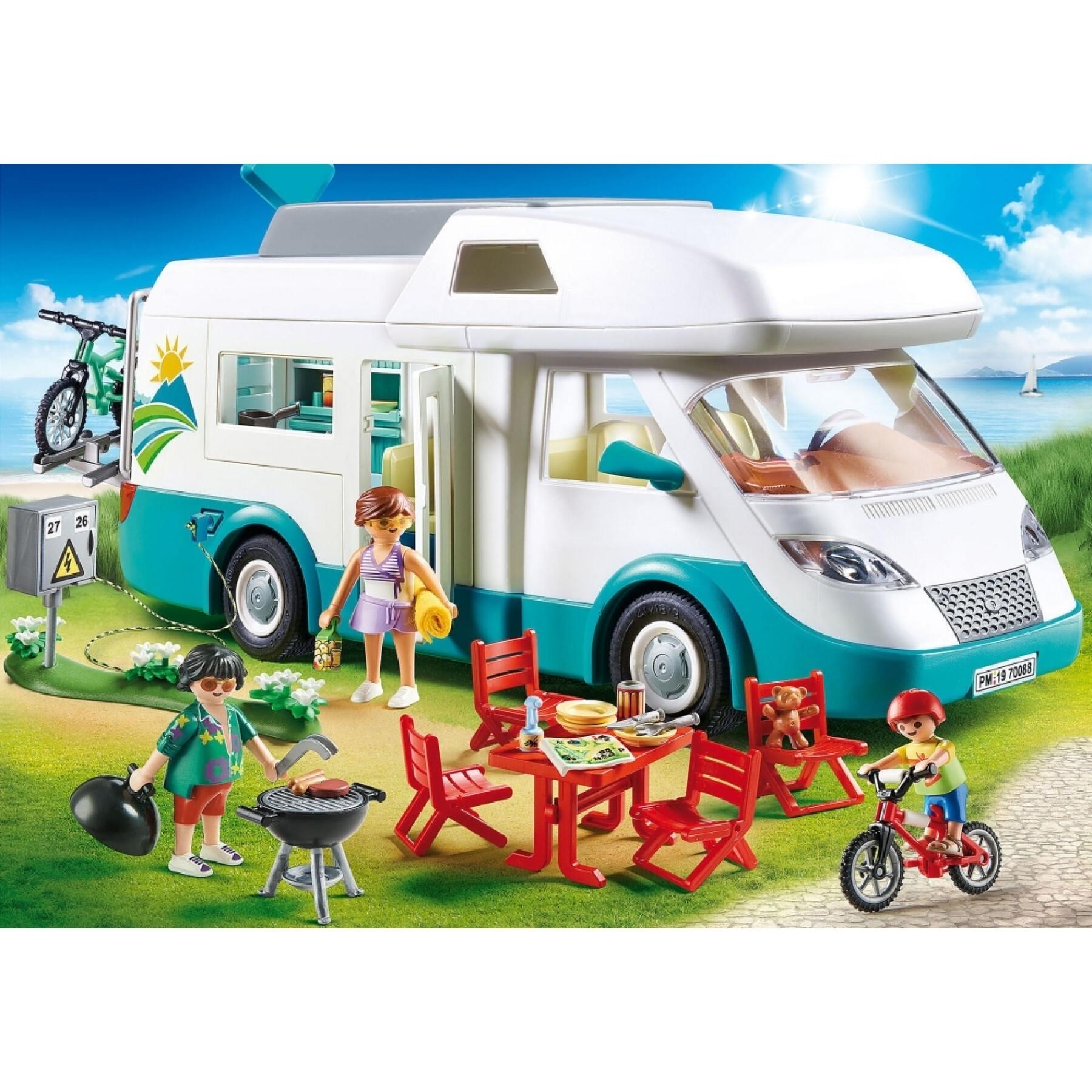 Famille Caravane d'été Playmobil