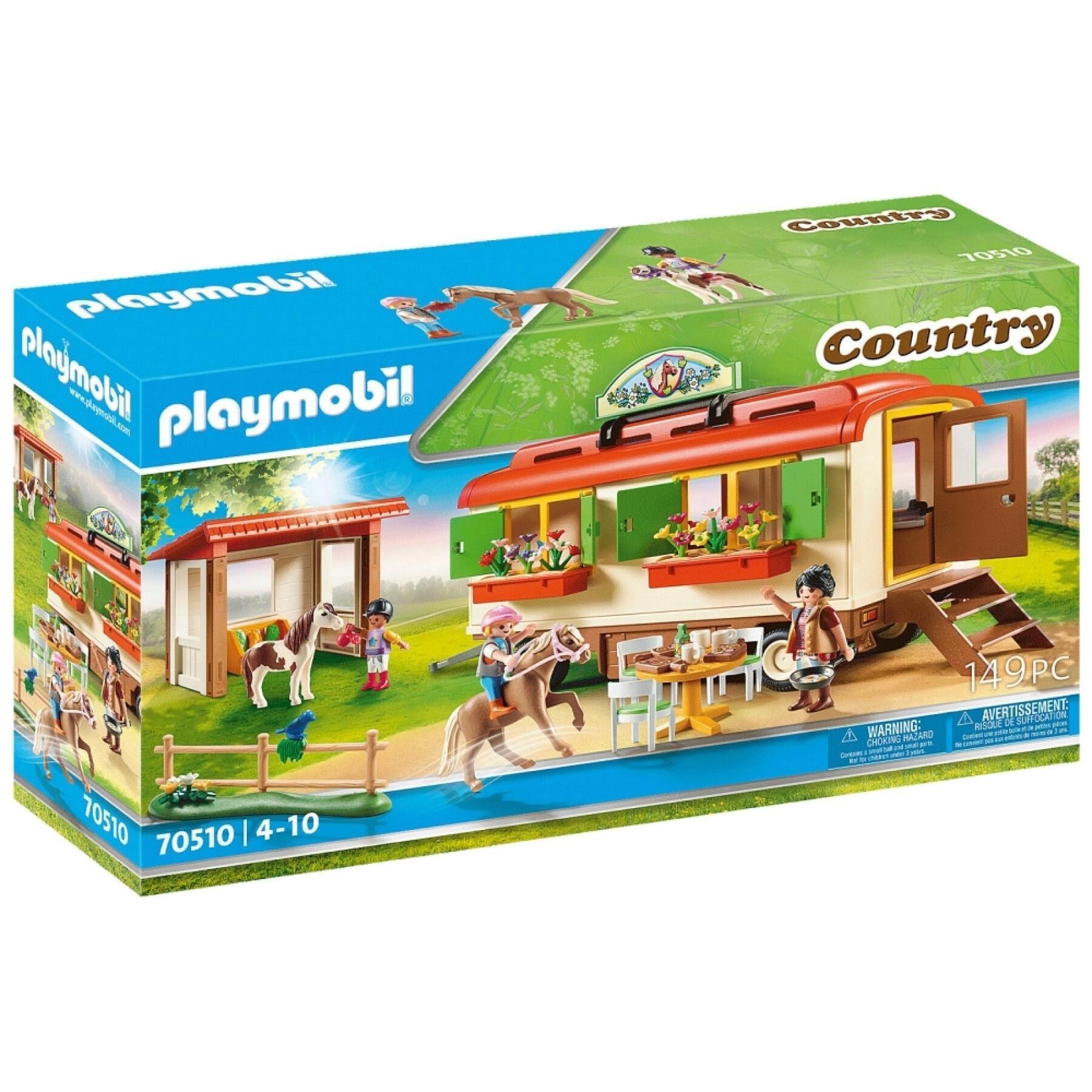 Poney Caravane Playmobil Country