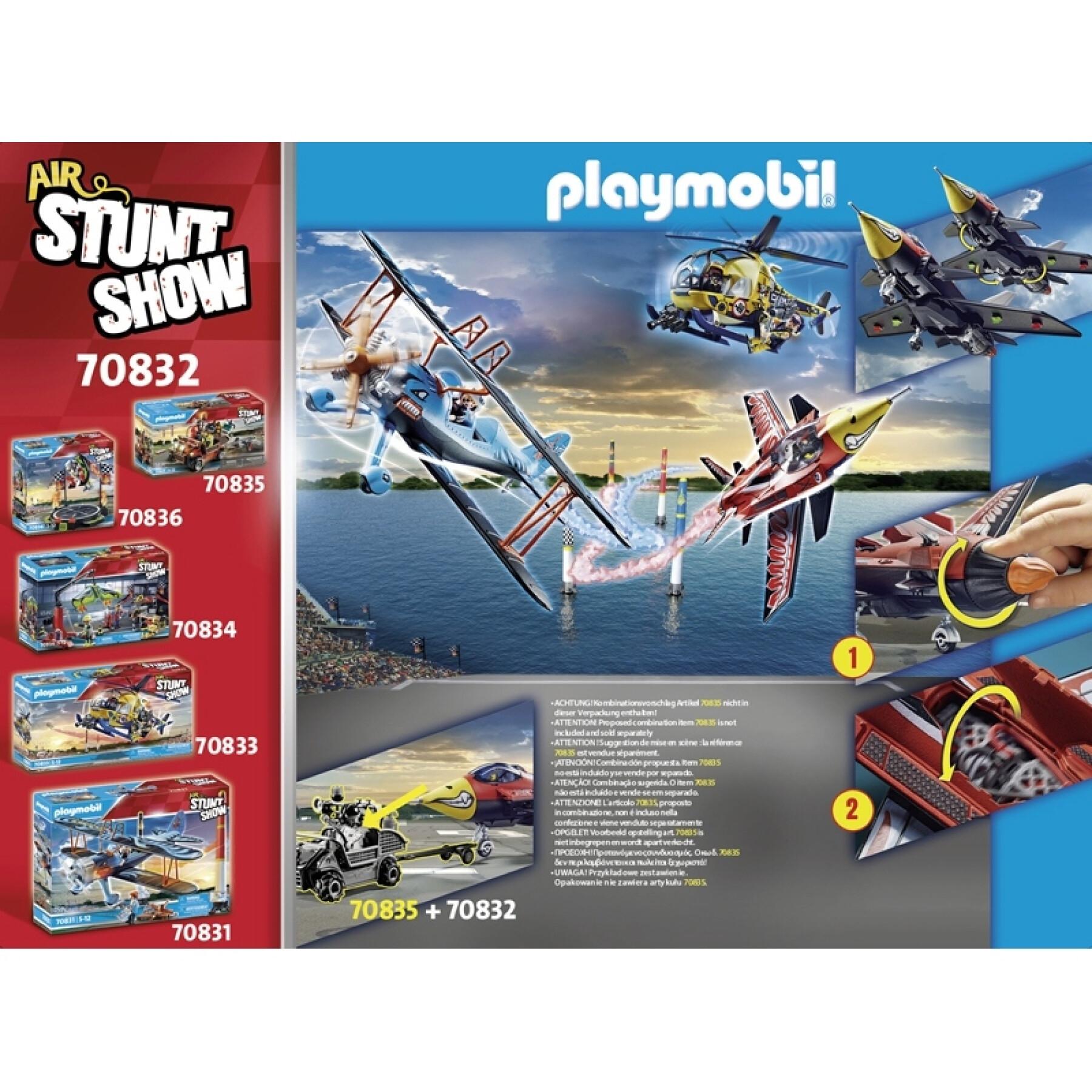 Jeux de construction jet aigle Playmobil Stuntshow