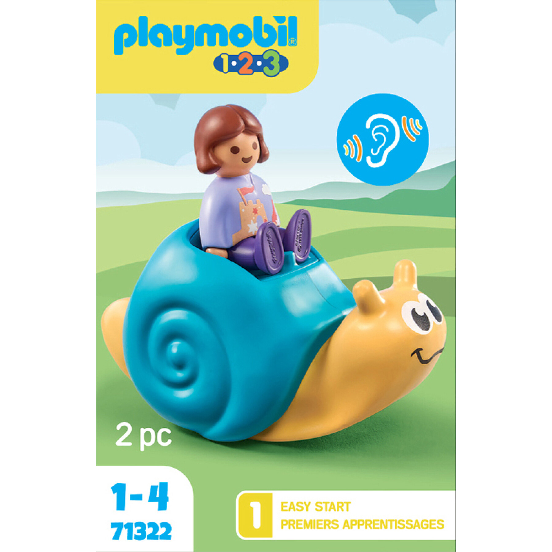 Jeux d'éveil + escargot à bascule Playmobil
