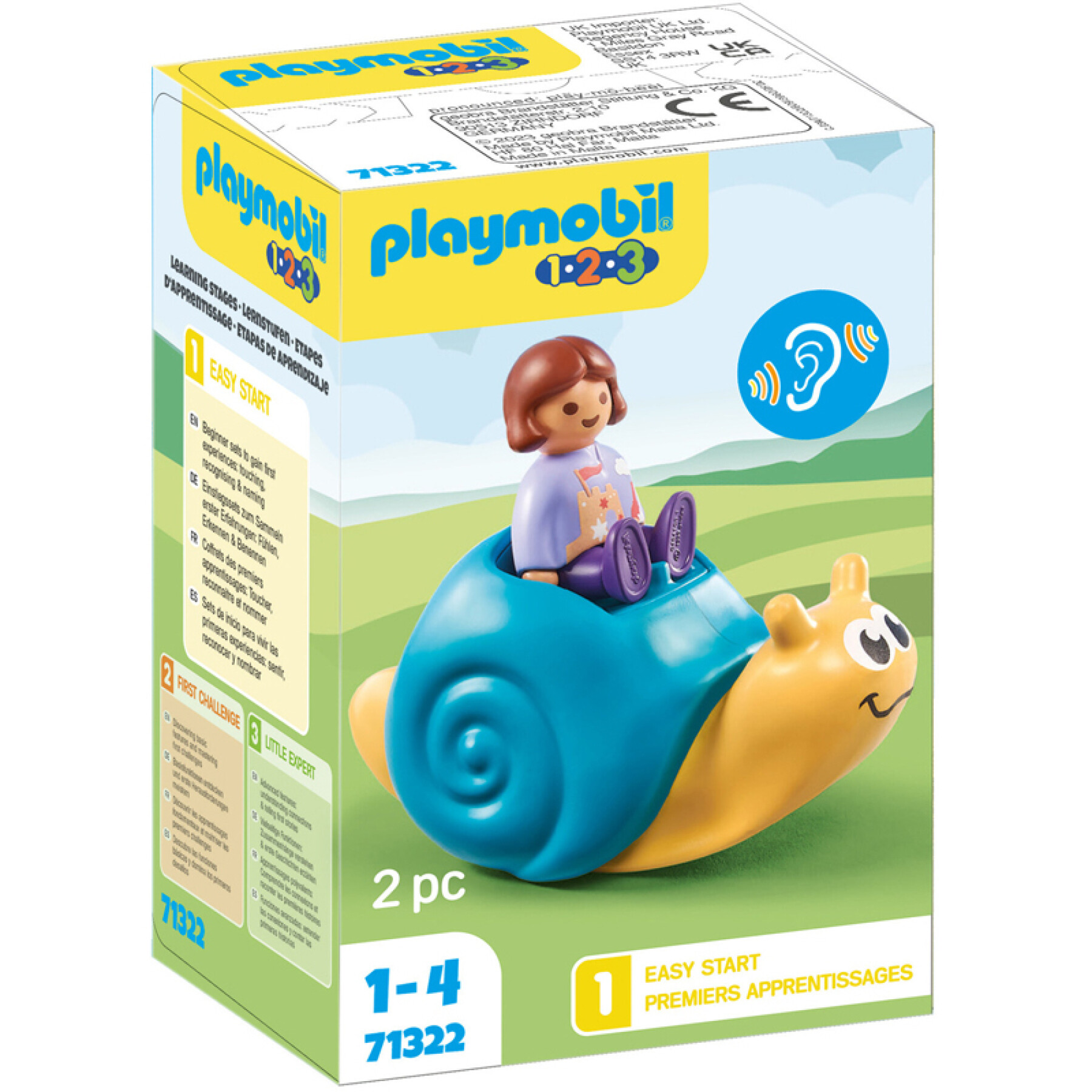 Jeux d'éveil + escargot à bascule Playmobil