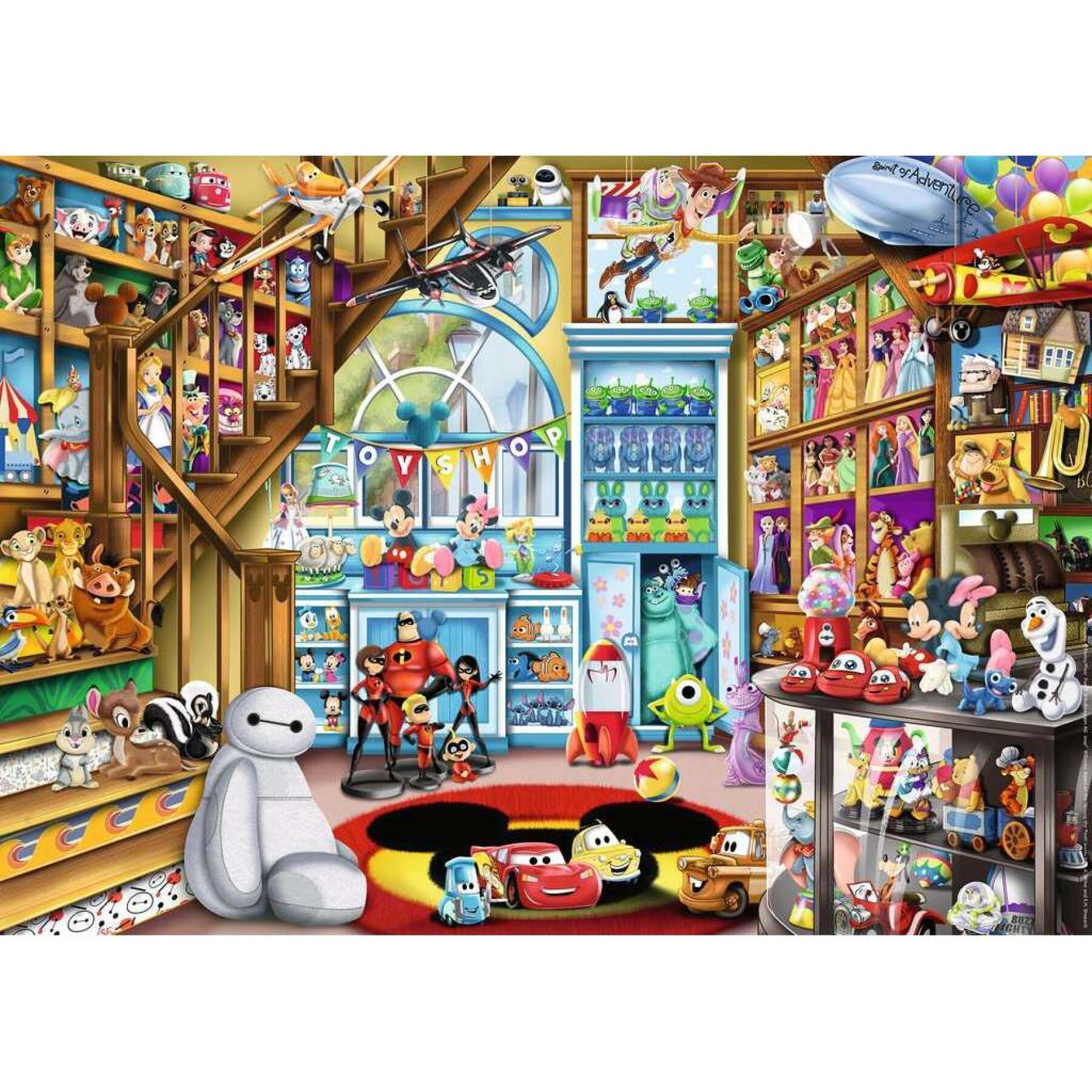 Puzzle de 1000 pièces Le magasin de jouets / Disney Ravensburger