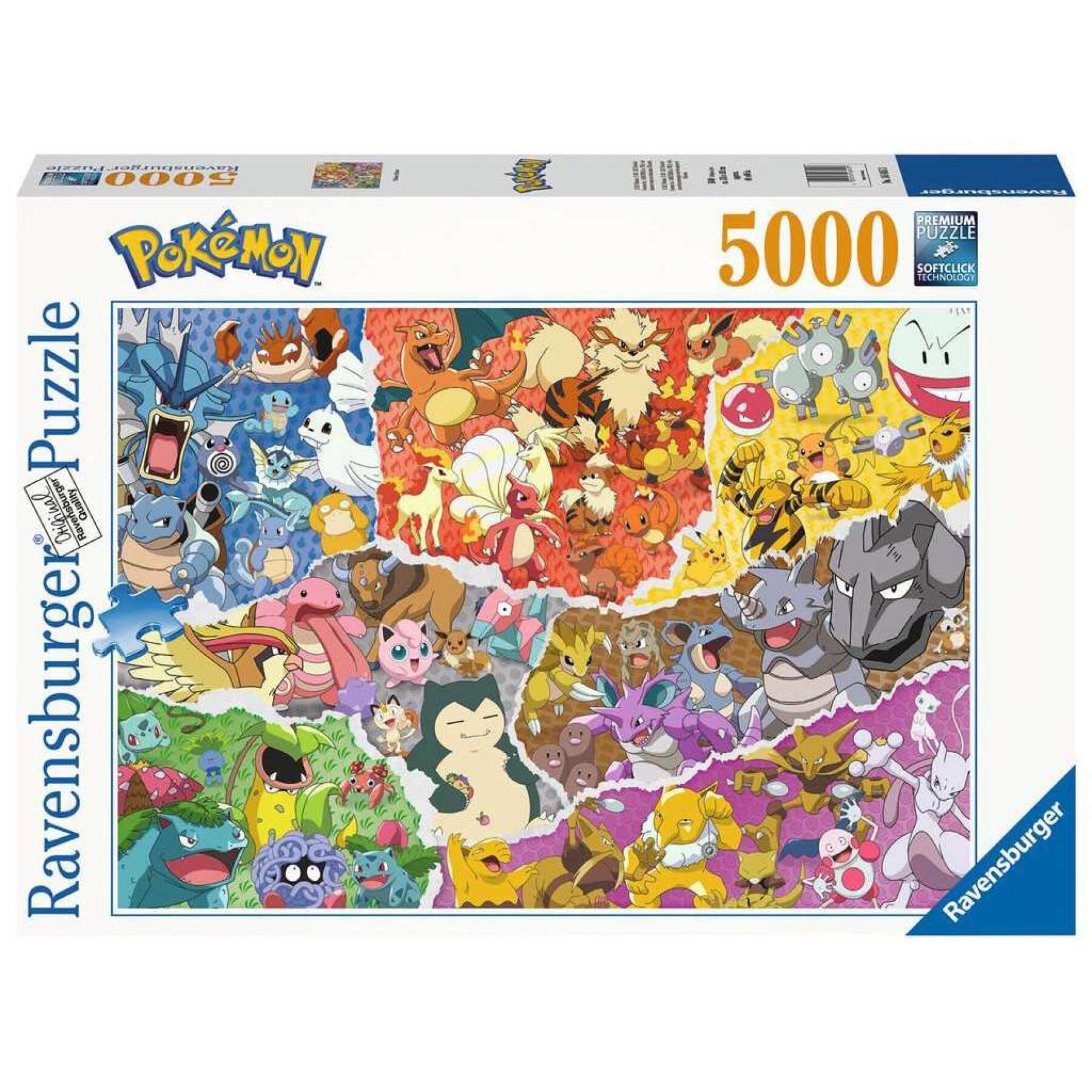 Puzzle de 5000 pièces Pokémon Allstars Ravensburger