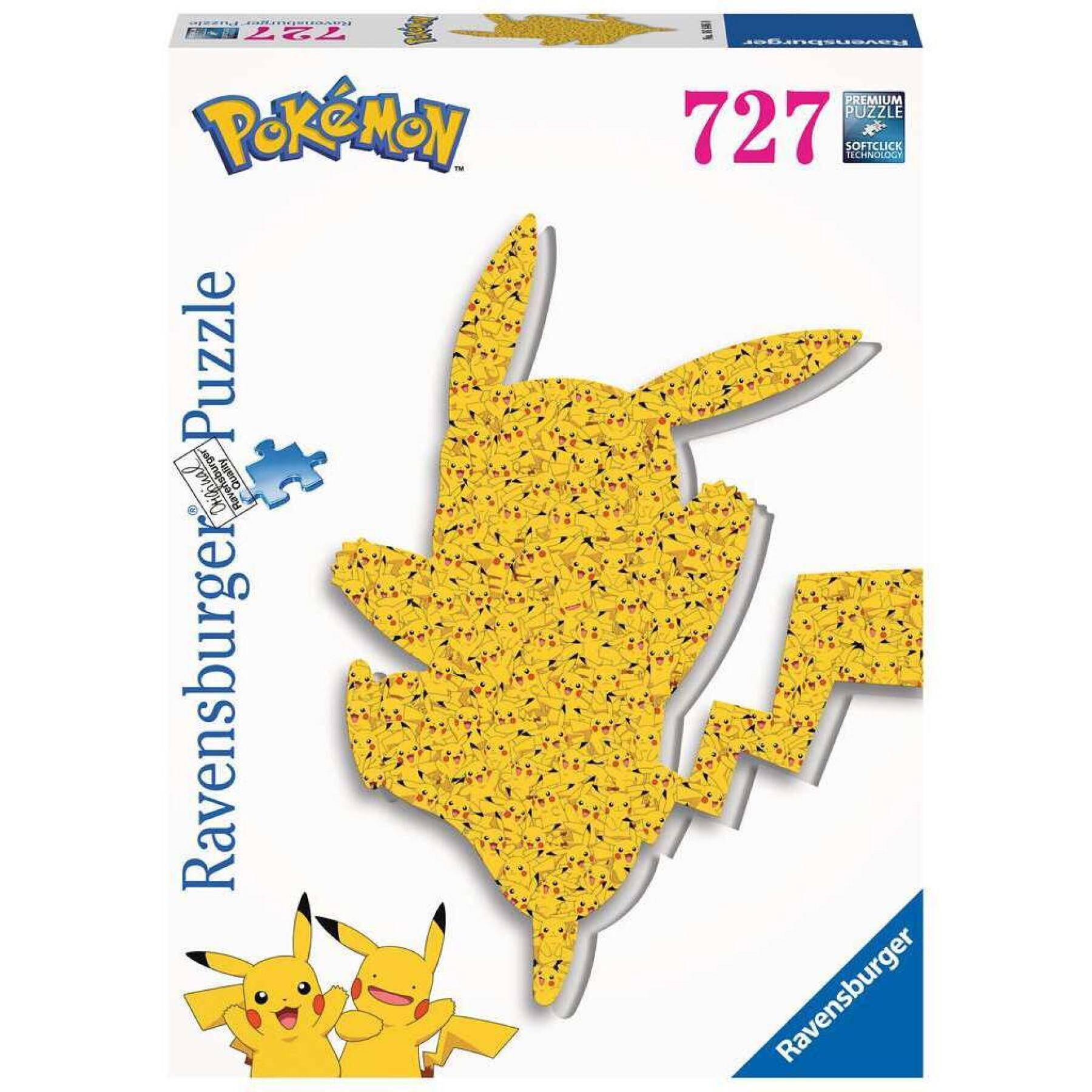 Puzzle forme de 727 pièces Ravensburger Pikachu/Pokémon