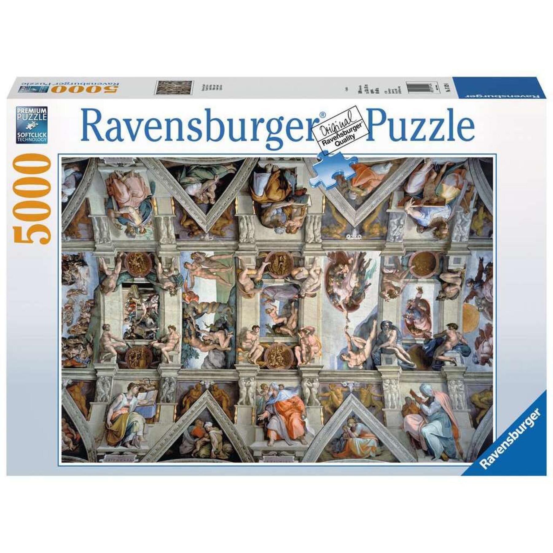 Puzzle 5 000 pièces Chapelle Sixtine Ravensburger