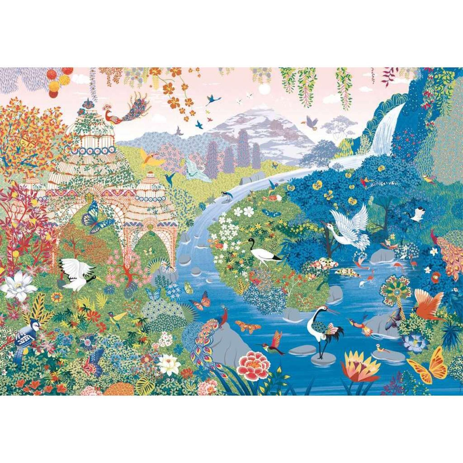 Puzzle de 1500 pièces Jardin enchanté / Peggy Nille Ravensburger